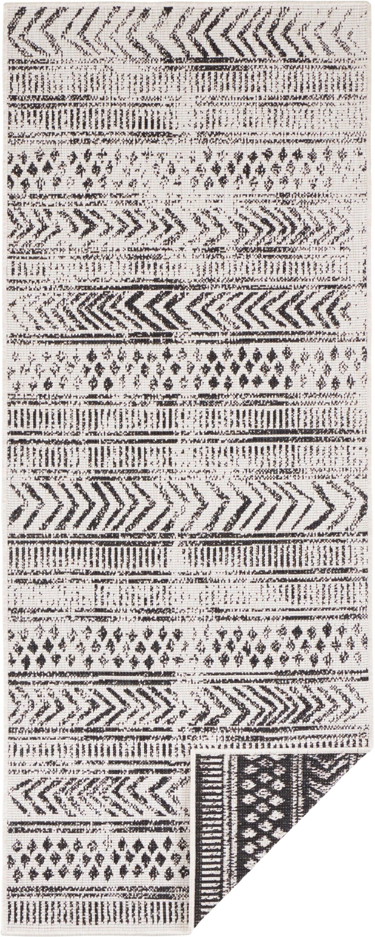 NORTHRUGS Läufer »BIRI«, rechteckig, In-& Outdoor, Wetterfest, Balkon, Garten, Wohnzimmer, Wasserfest, Boho