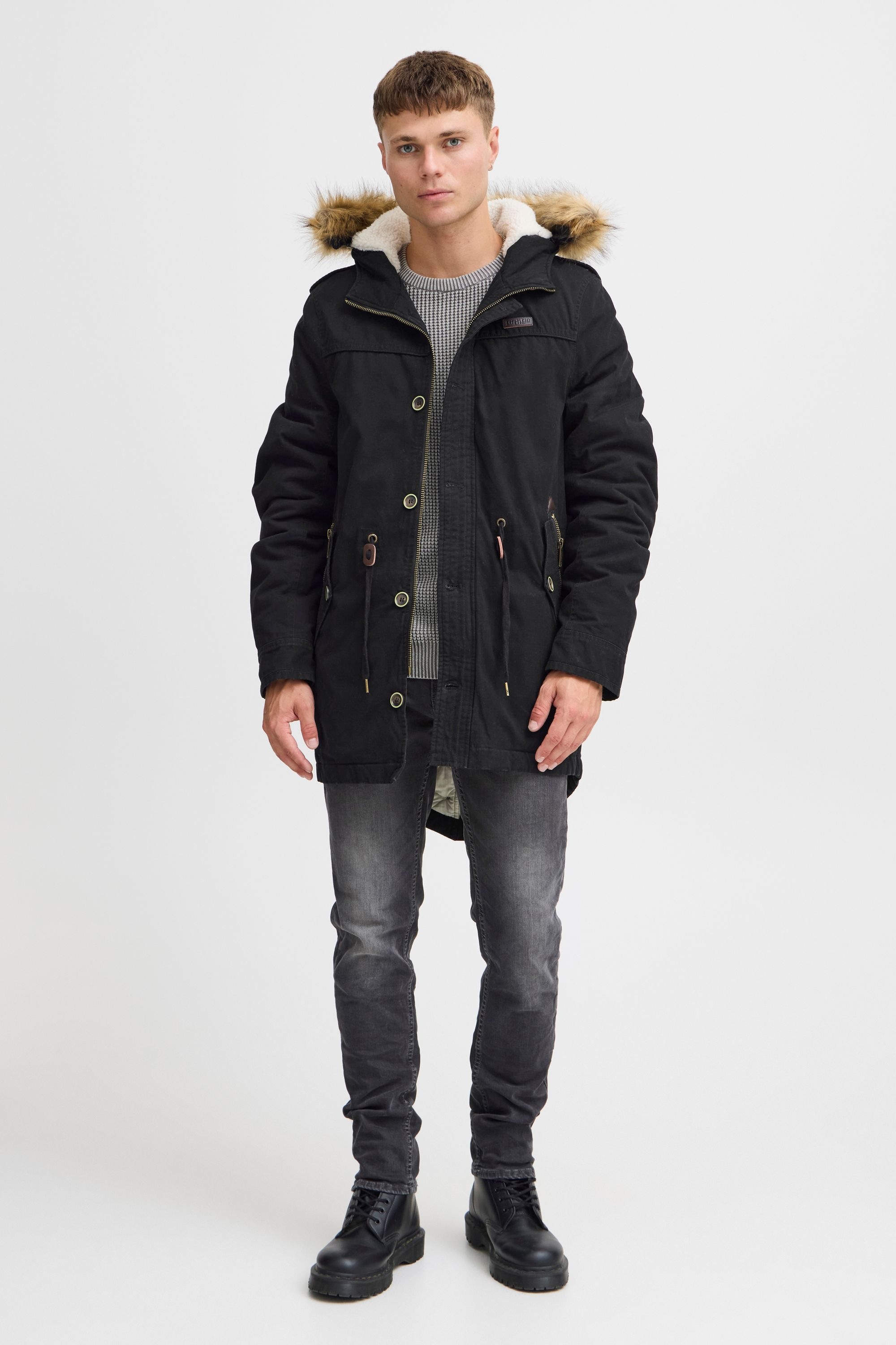 Indicode Langmantel "Parka IDPulsoor" günstig online kaufen