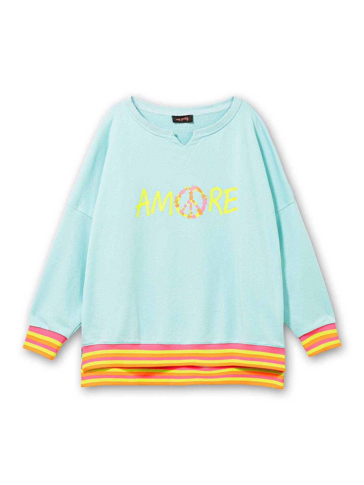 Sheego Sweatshirt »Große Größen«, aus Baumwolle, in lockerer Form