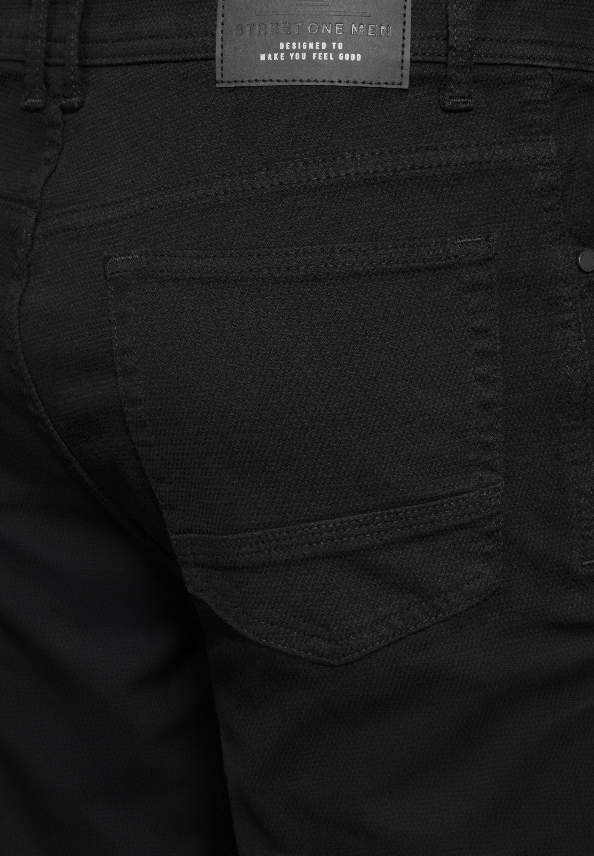 STREET ONE MEN 5-Pocket-Hose, aus Baumwolle mit Stretchanteil
