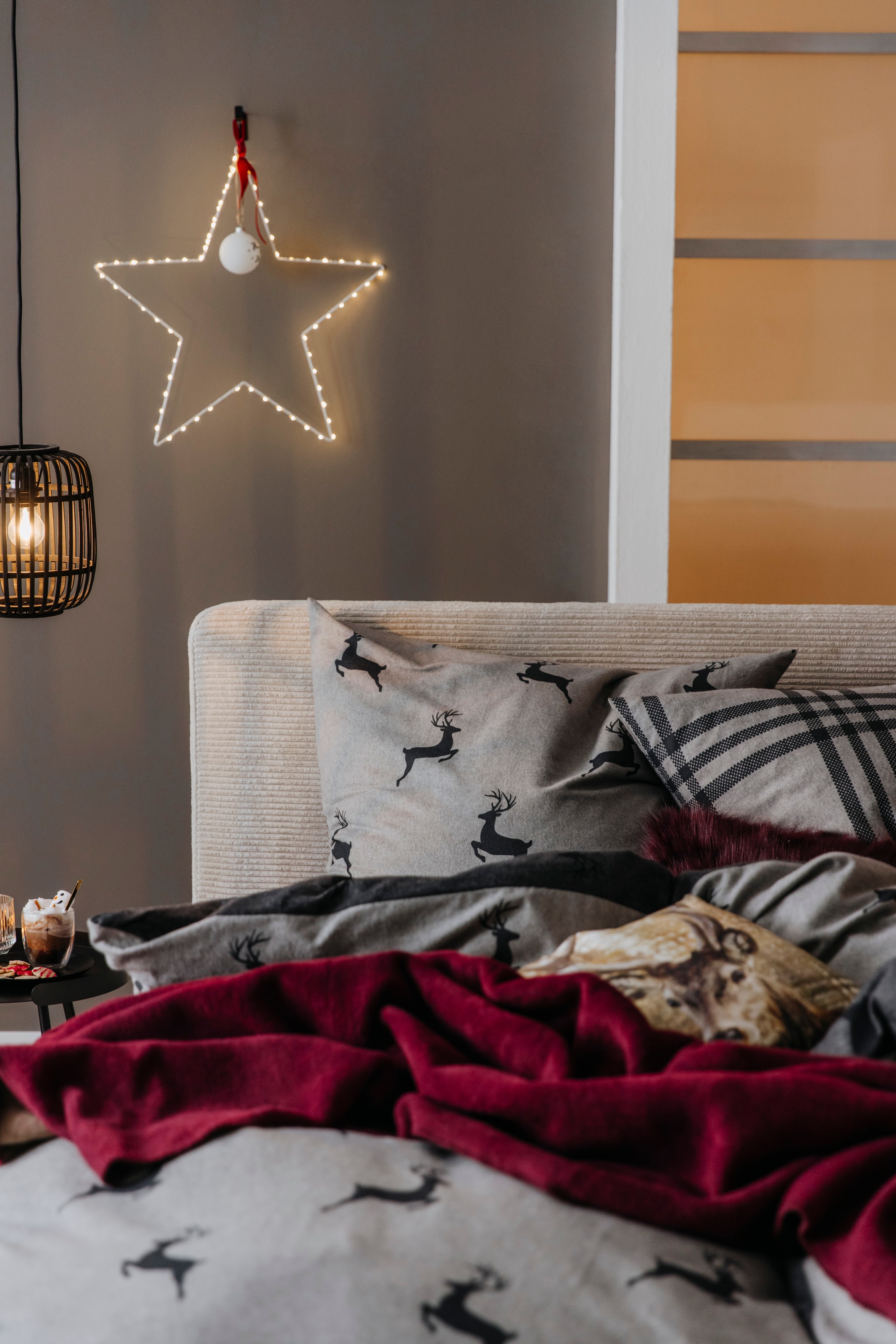 Design Stern, Draht, Öse zum aussen AM | Weihnachtsstern aus mit Aufhängen,Weihnachtsdeko BAUR LED