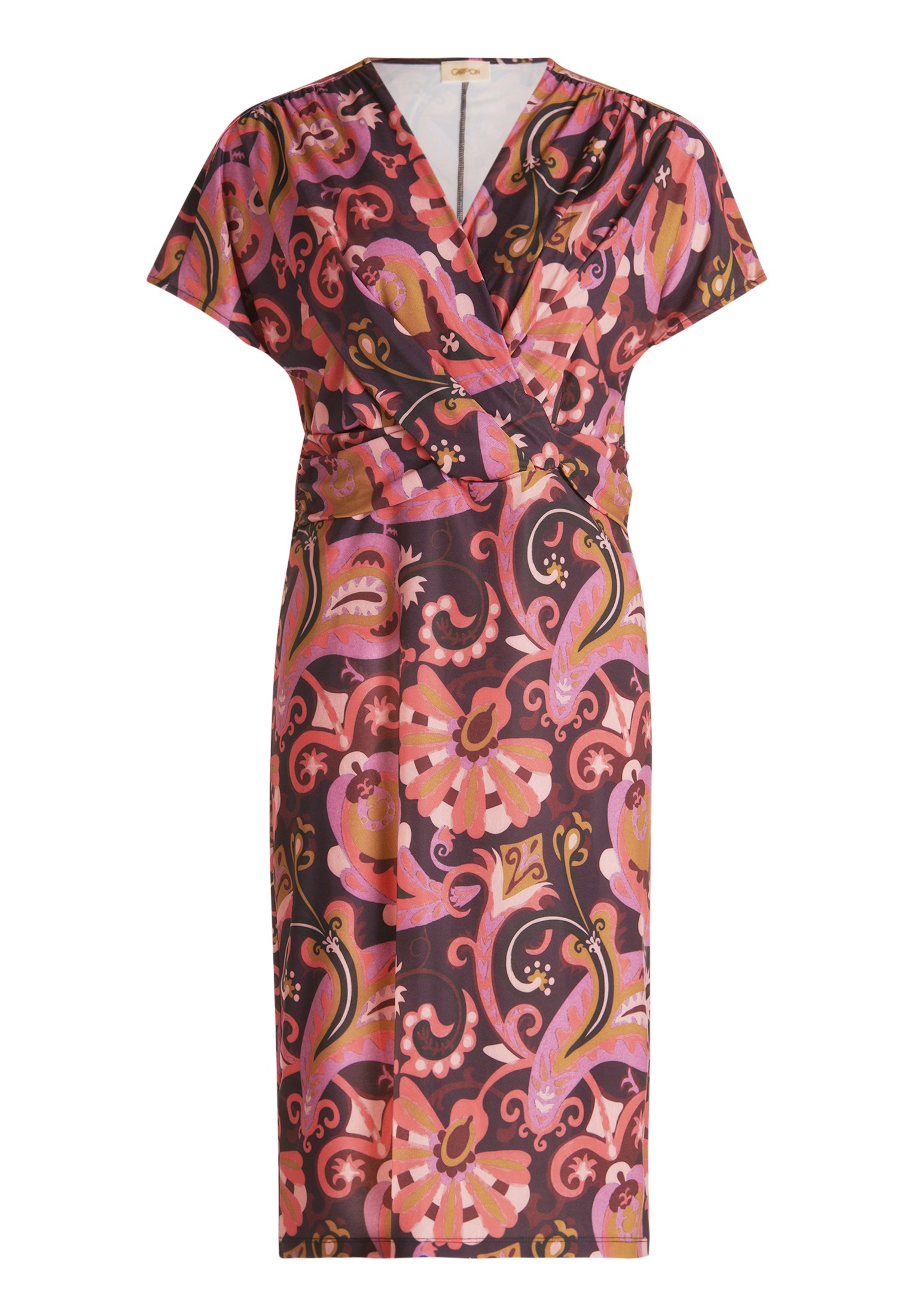 Cartoon Jerseykleid "Damen mit Raffung" Ohne Tasche günstig online kaufen