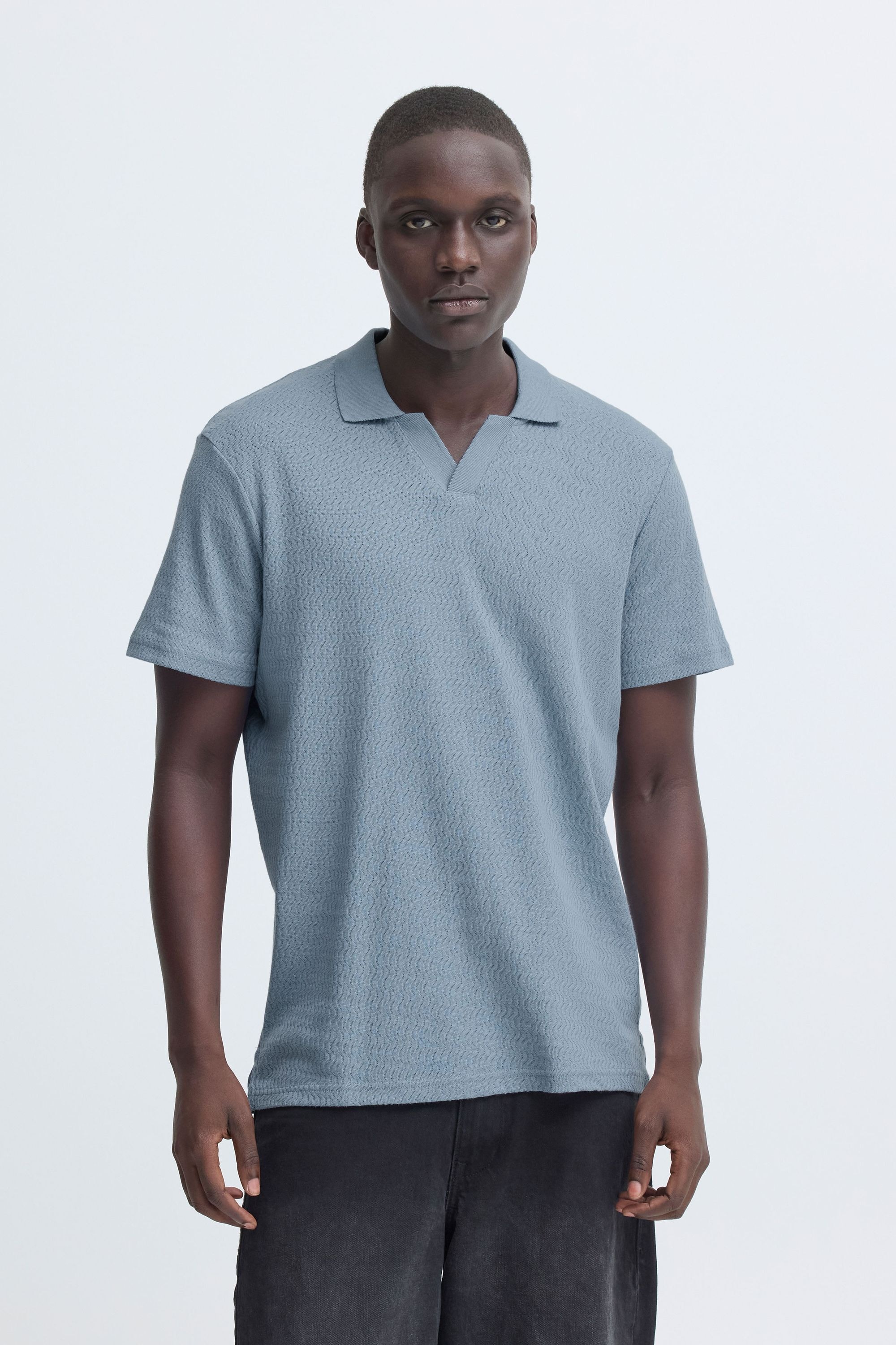 Blend Poloshirt »BHEskild« Strukturiertes Polo-Hemd