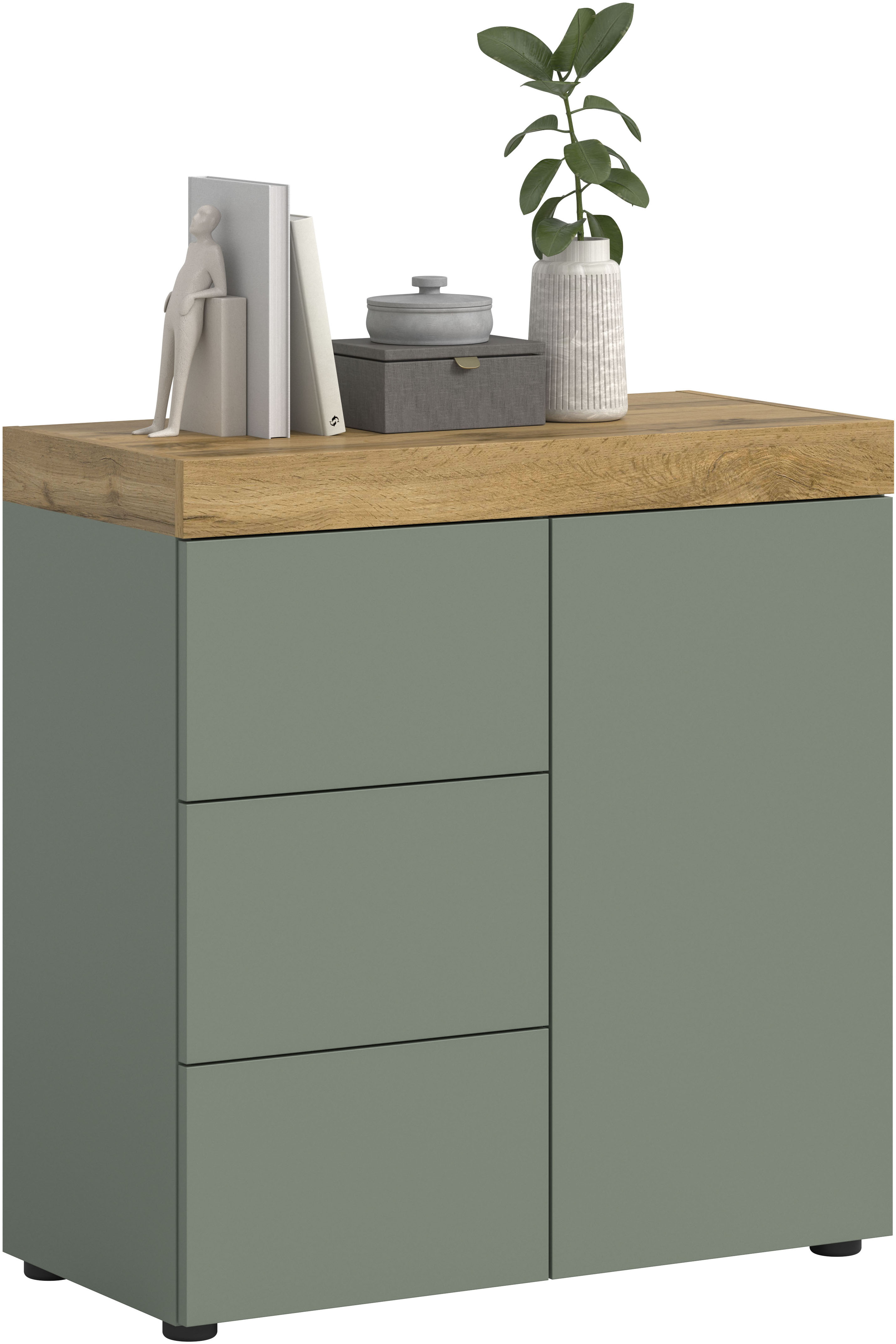 OTTO home Kommode "MAMBO, TOPSELLER, Breite 77 cm, 1 Tür, 1 Einlegeboden, 3 Schubkästen" 1 Stk. tlg. Kommode, Anrichte, Wohnzimmer, Schlafzimmer