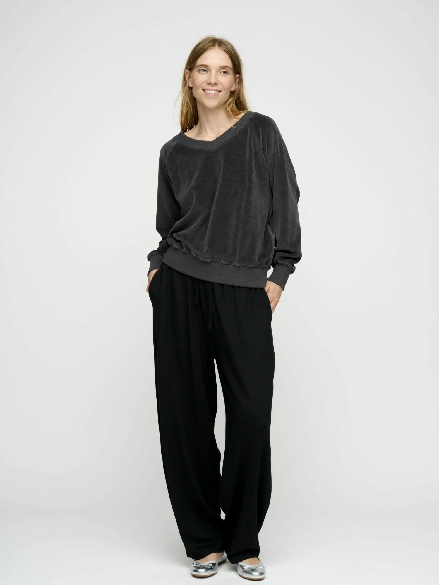 Moshi Moshi Mind Anna Strickpullover Dunkelgrau M 3