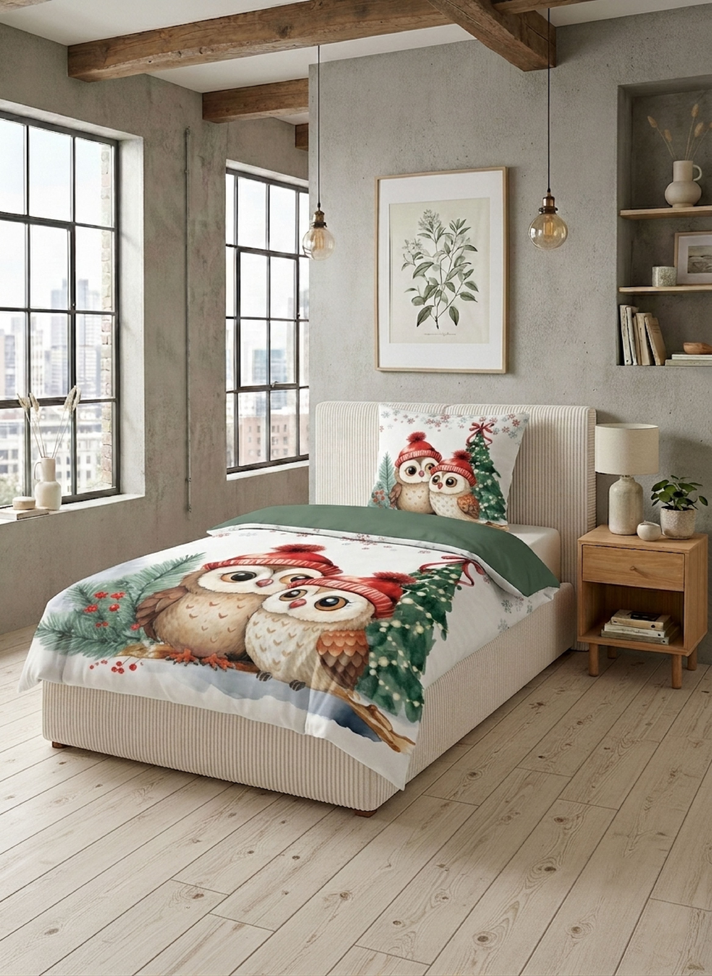 Biberna Bettwäsche »0347259 Premium Biber-Bettwäsche 100% Baumwolle ab Größe 135x200 cm« 2 wärmend & weich, Reißverschluss, Winterbettwäsche, Animal-Print
