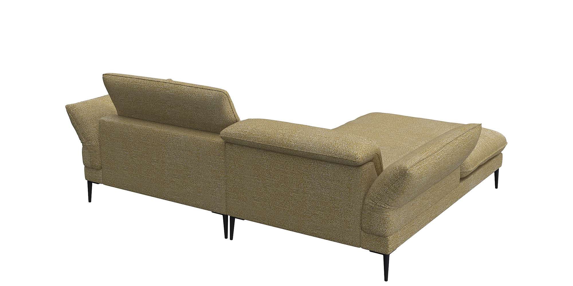 FLEXLUX Ecksofa »Salino, Funktionssofa mit Recamiere, Relaxsofa, Ecksofa«, Sofa mit Arm- und Kopfteil-Verstellungen, Kaltschaum & Stahl-Wellen