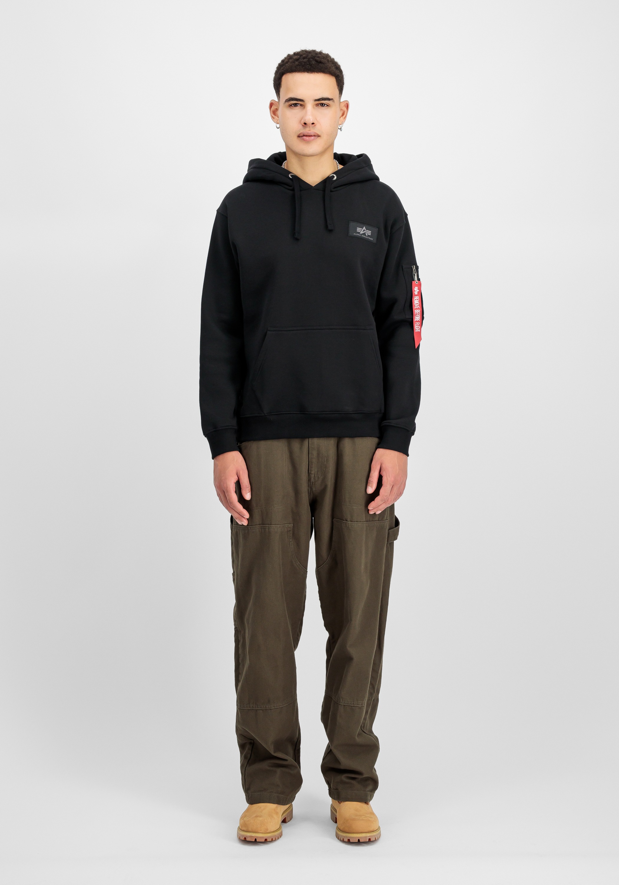 Thumbnail - Alpha Industries Hoodie "Alpha Industries Men - Hoodies Backprint Hoodie Camo Print"