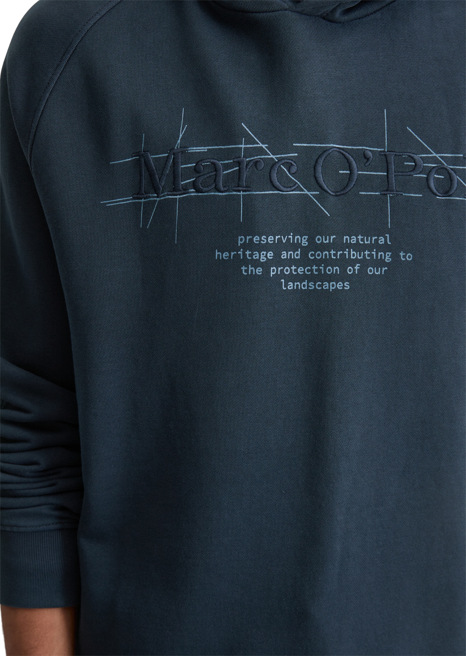 Marc O'Polo Sweatshirt »aus recycelter Baumwolle«