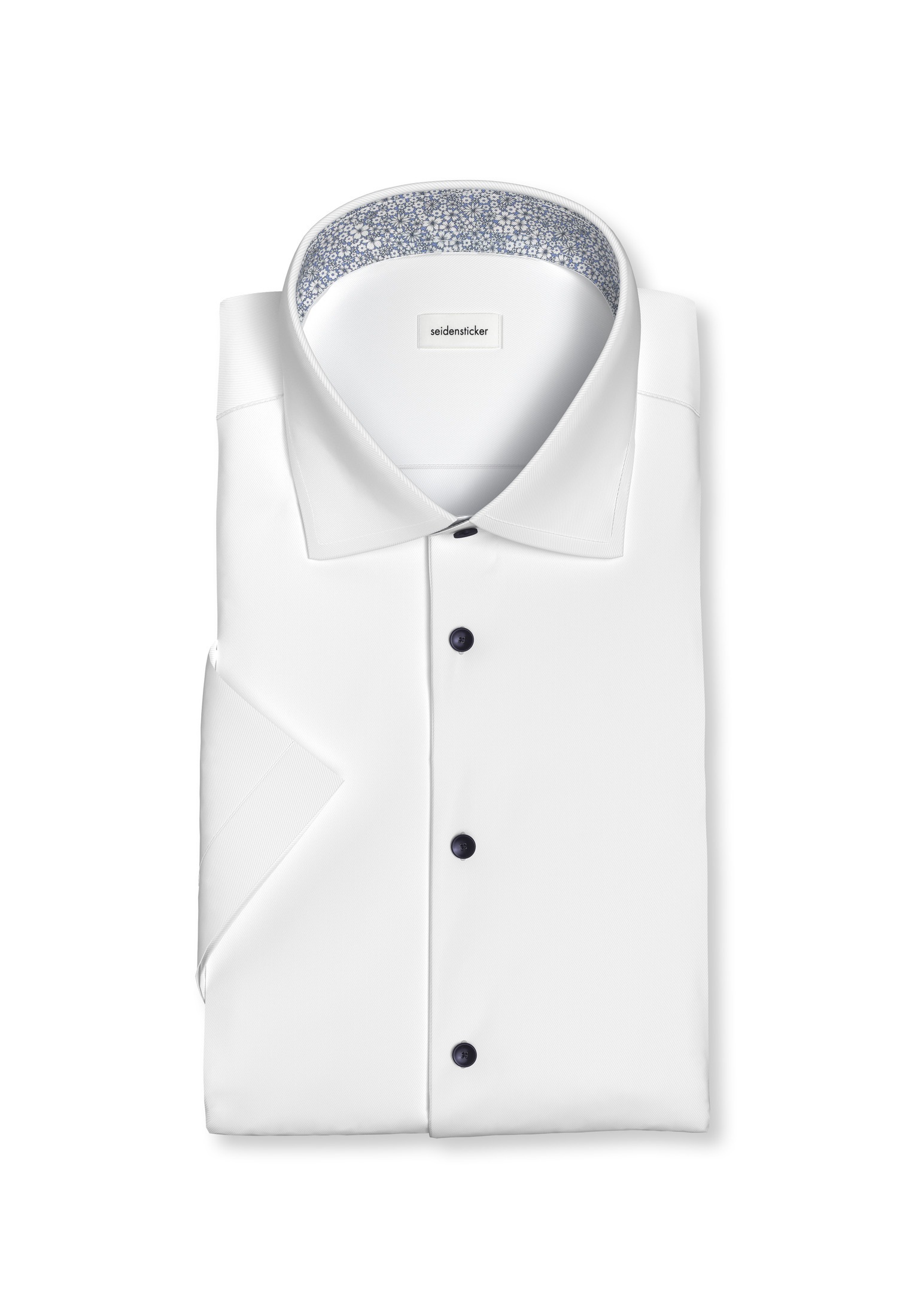 seidensticker Businesshemd »Slim«, Slim Kurzarm Kentkragen Uni
