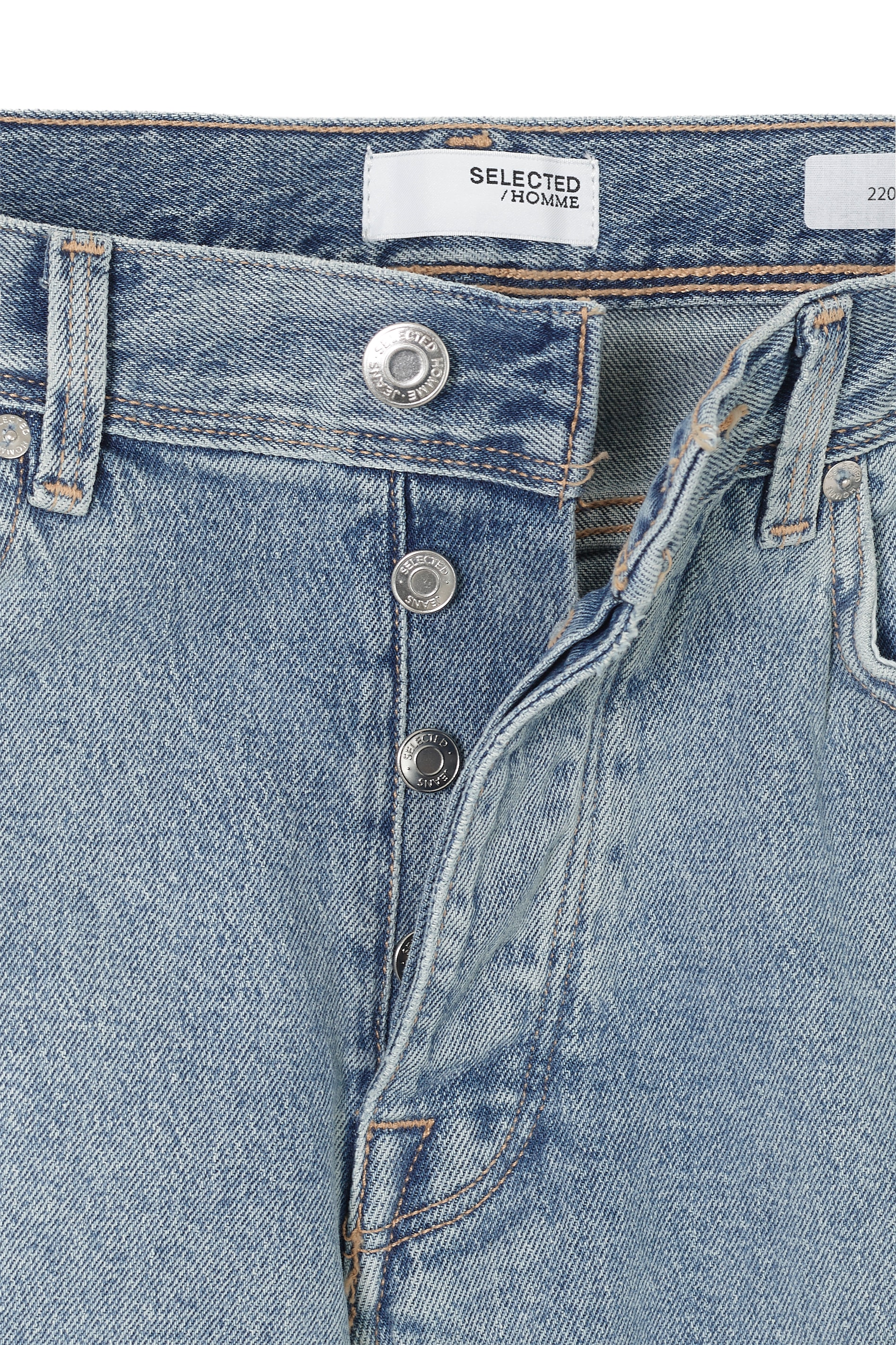 SELECTED HOMME Relax-fit-Jeans »SLH220-LOOSE KOBE 3501 L.B WASH JNS NOOS«
