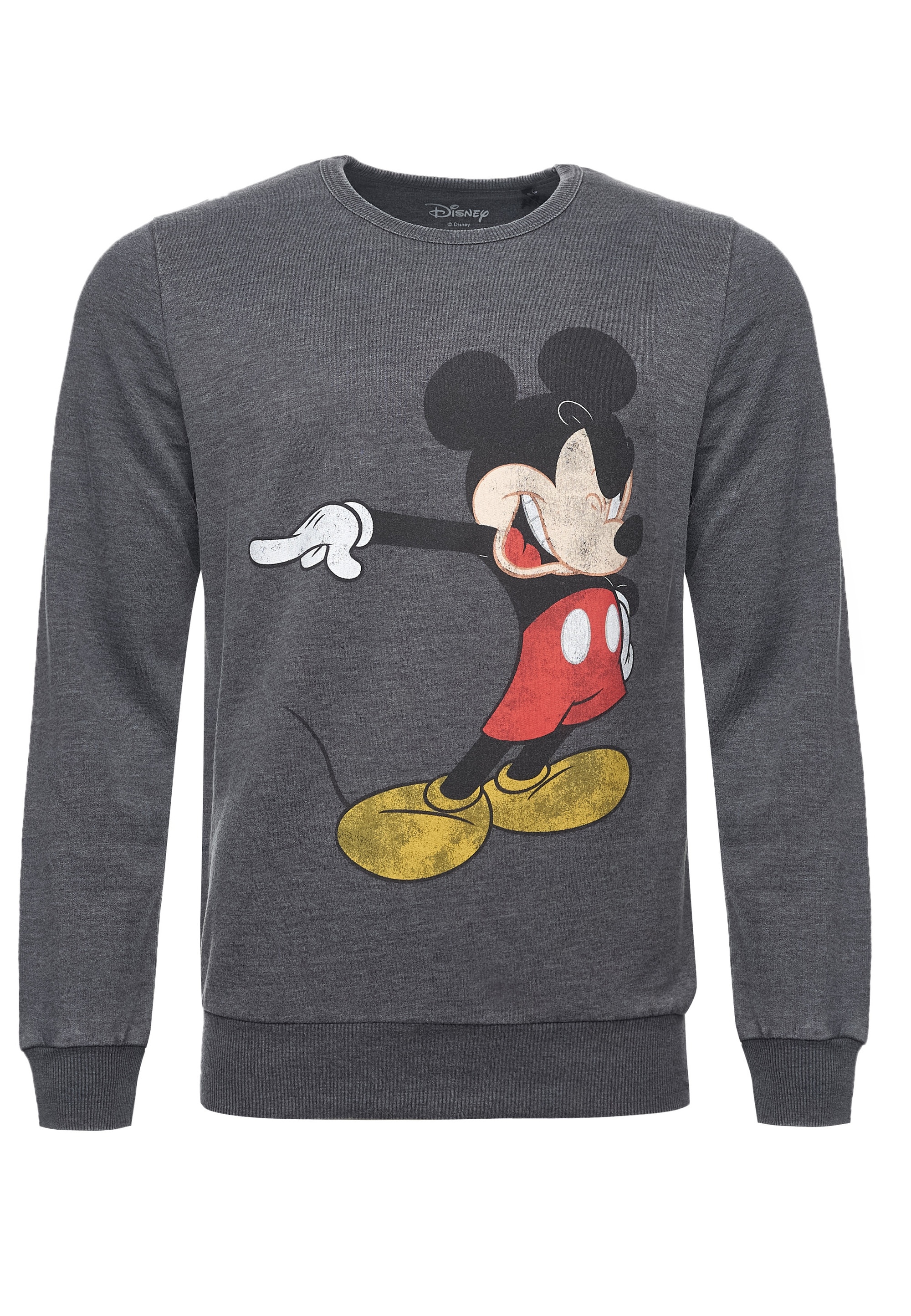 Recovered Sweatshirt »Disney Pointing Mickey«, im zeitlosen Design
