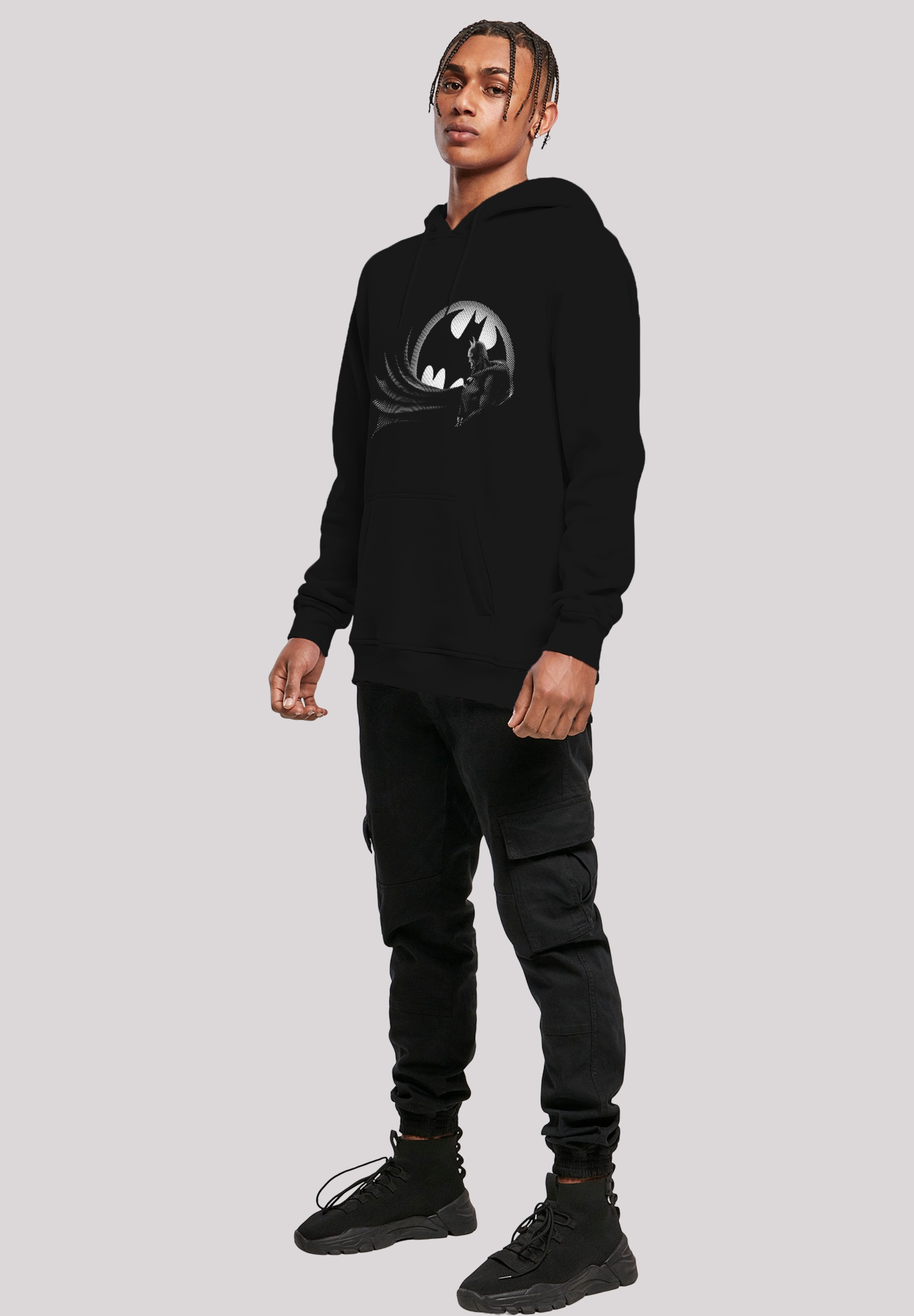 F4NT4STIC Sweatshirt »DC Comics Batman Spot Logo«, Herren,Premium Merch,Slim-Fit,Kapuzenpullover,Bedruckt