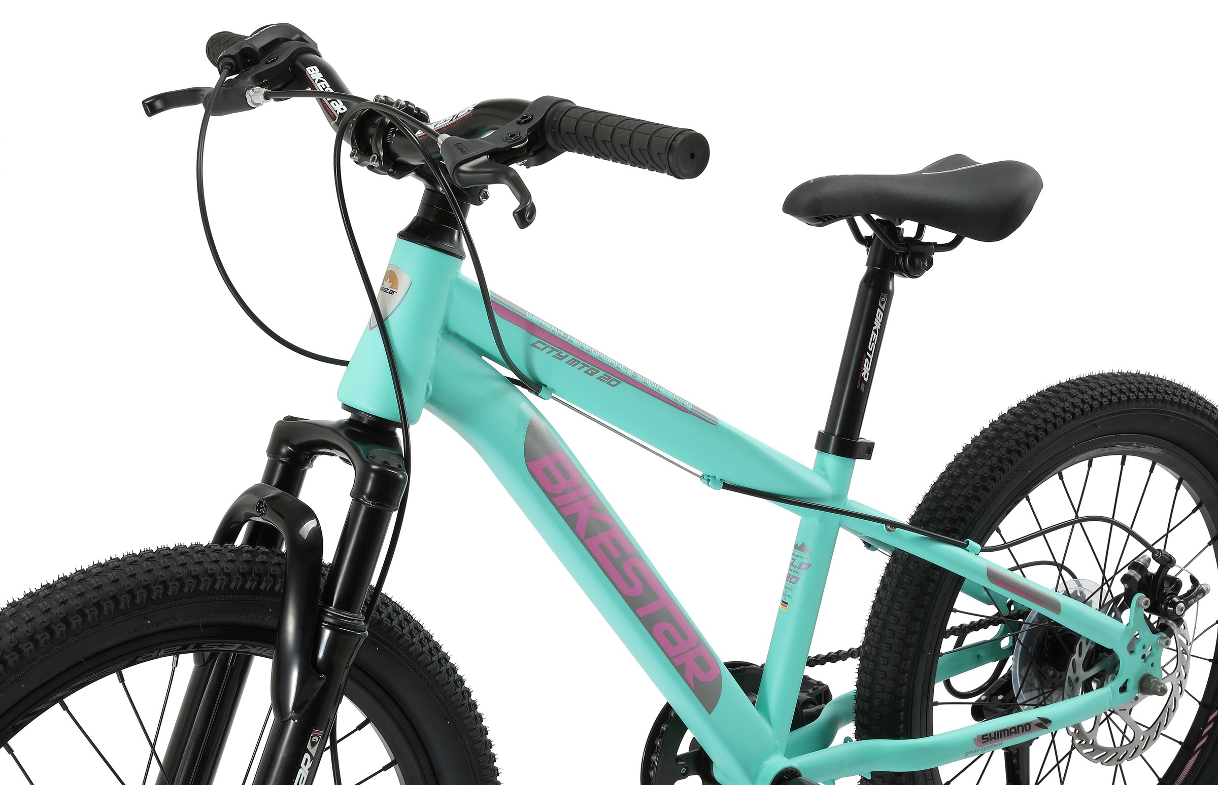 Bikestar Jugendfahrrad, 7 Gang, Shimano, RD-TY21 Schaltwerk, Kettenschaltung