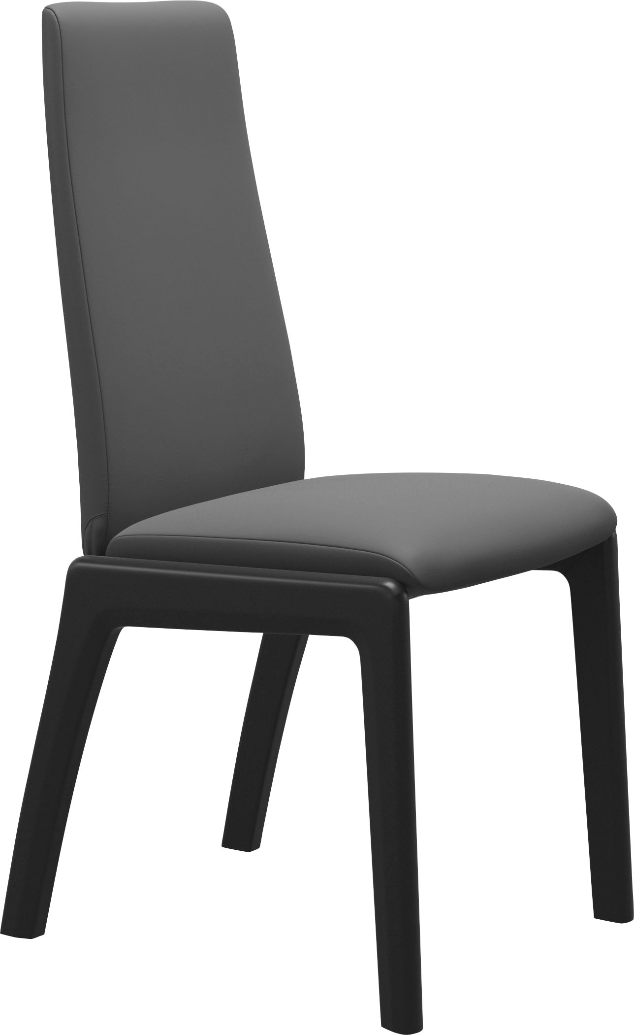 Stressless Polsterstuhl "Laurel" () High Back, Größe M, mit abgerundeten Beinen in Schwarz