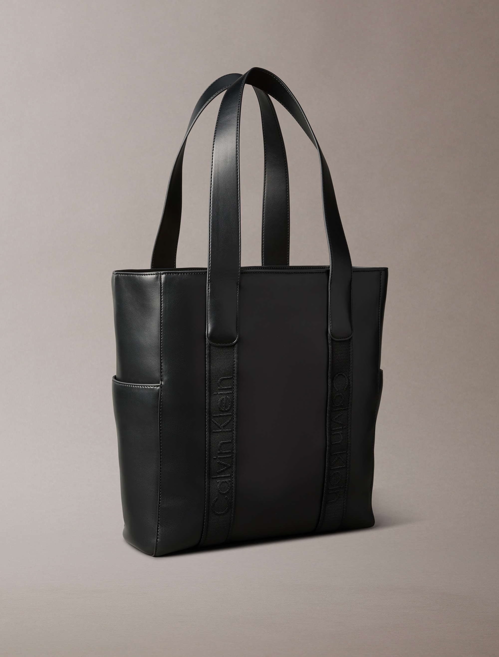 Calvin Klein Tragetasche »WEBBING STRAP TOTE«, Henkeltasche, Schultertasche, Handtasche Damen