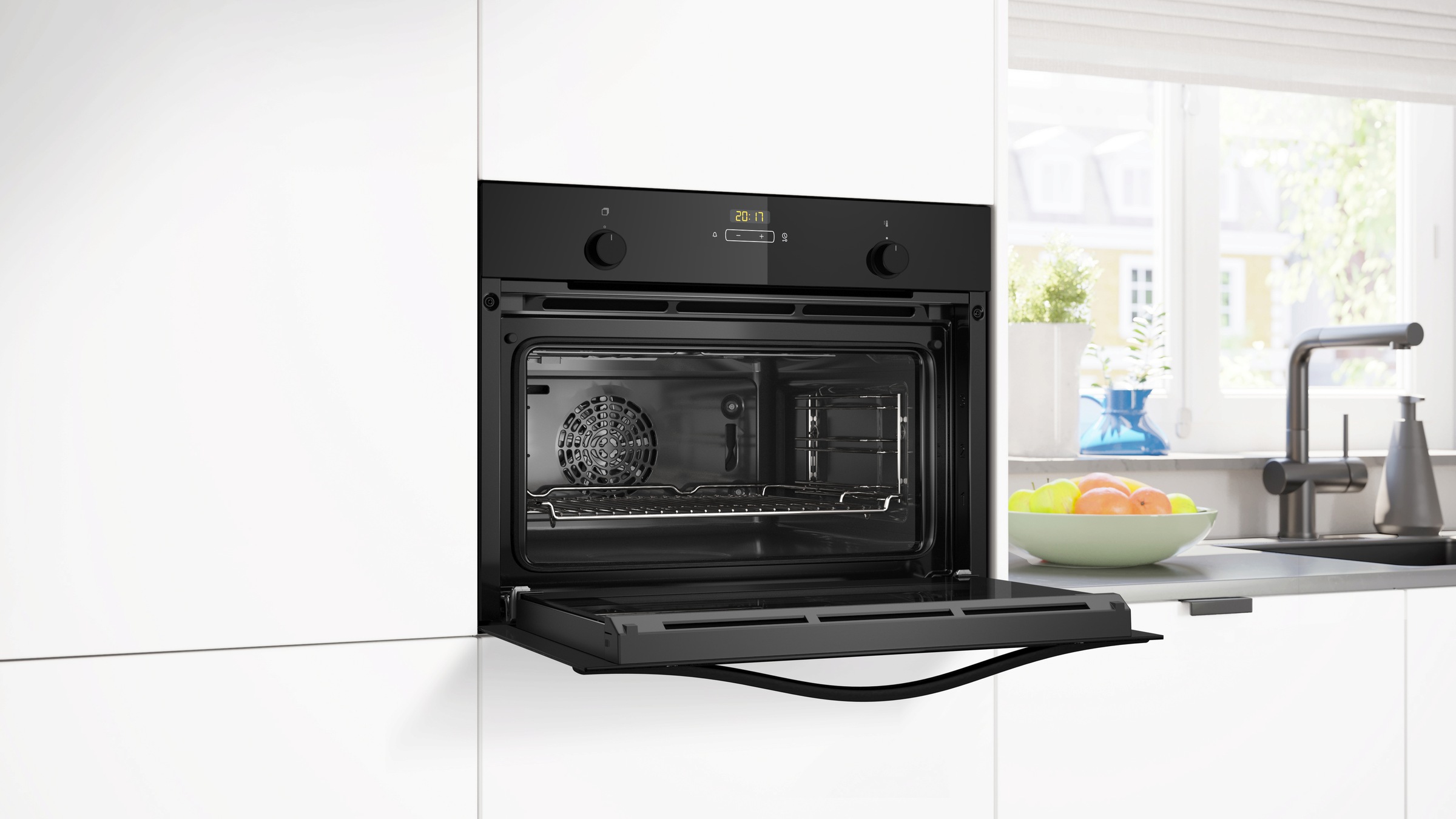 Constructa Backofen  »CC4M61063«, mit Teleskopauszug nachrüstbar, Hydrolyse