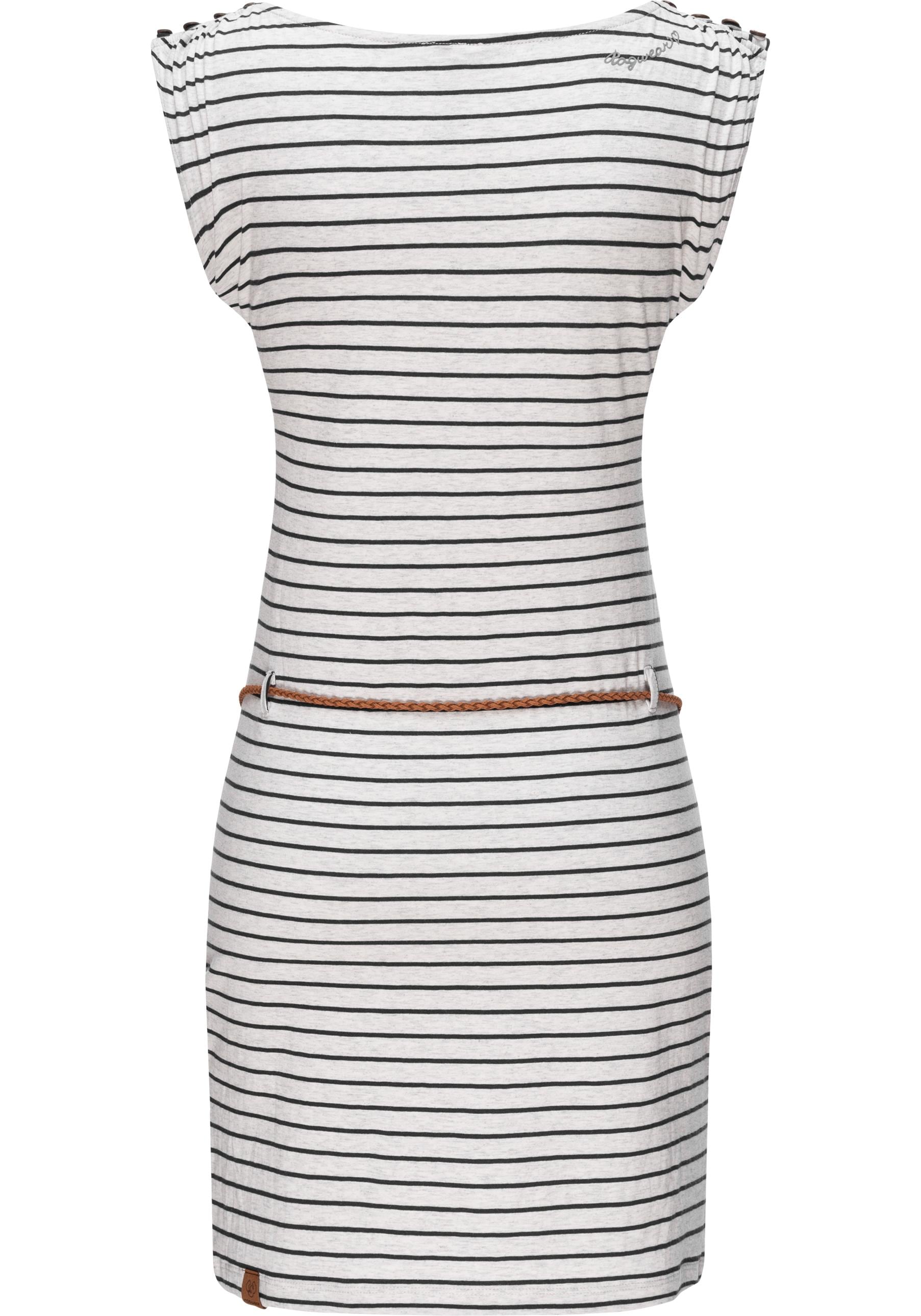 Ragwear Shirtkleid »Chego Stripes Intl.«, stylisches Sommerkleid mit Streifen-Muster