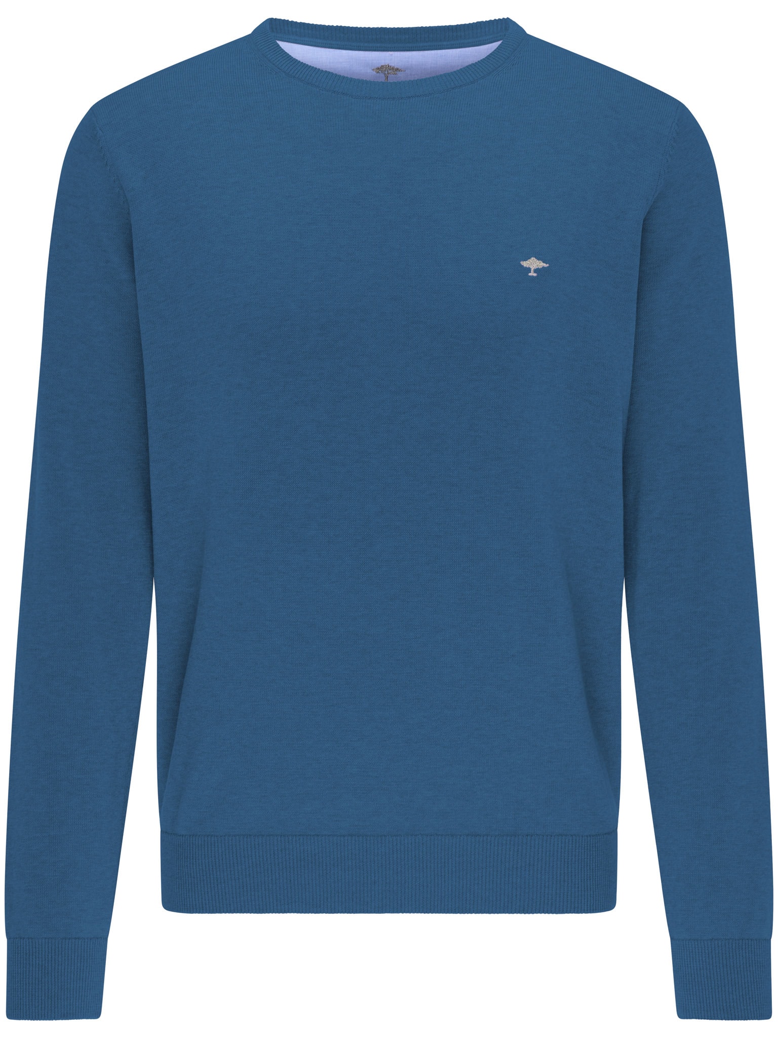 FYNCH-HATTON Strickpullover »FYNCH-HATTON Langarmpullover«, (1 tlg.), mit Logostickerei