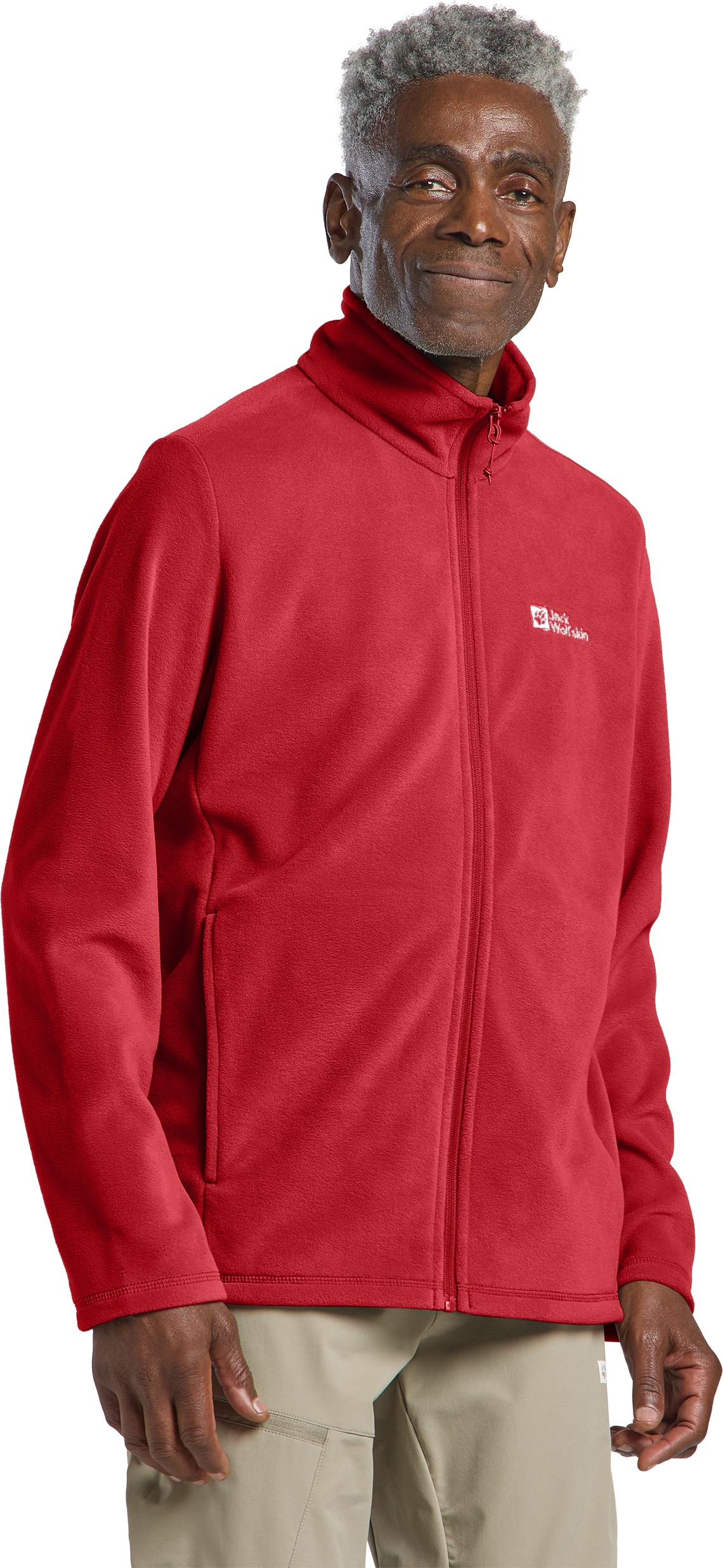 Jack Wolfskin Fleecejacke "TAUNUS FZ M" schnell trocknend, mit Stretchanteil, windabweisend