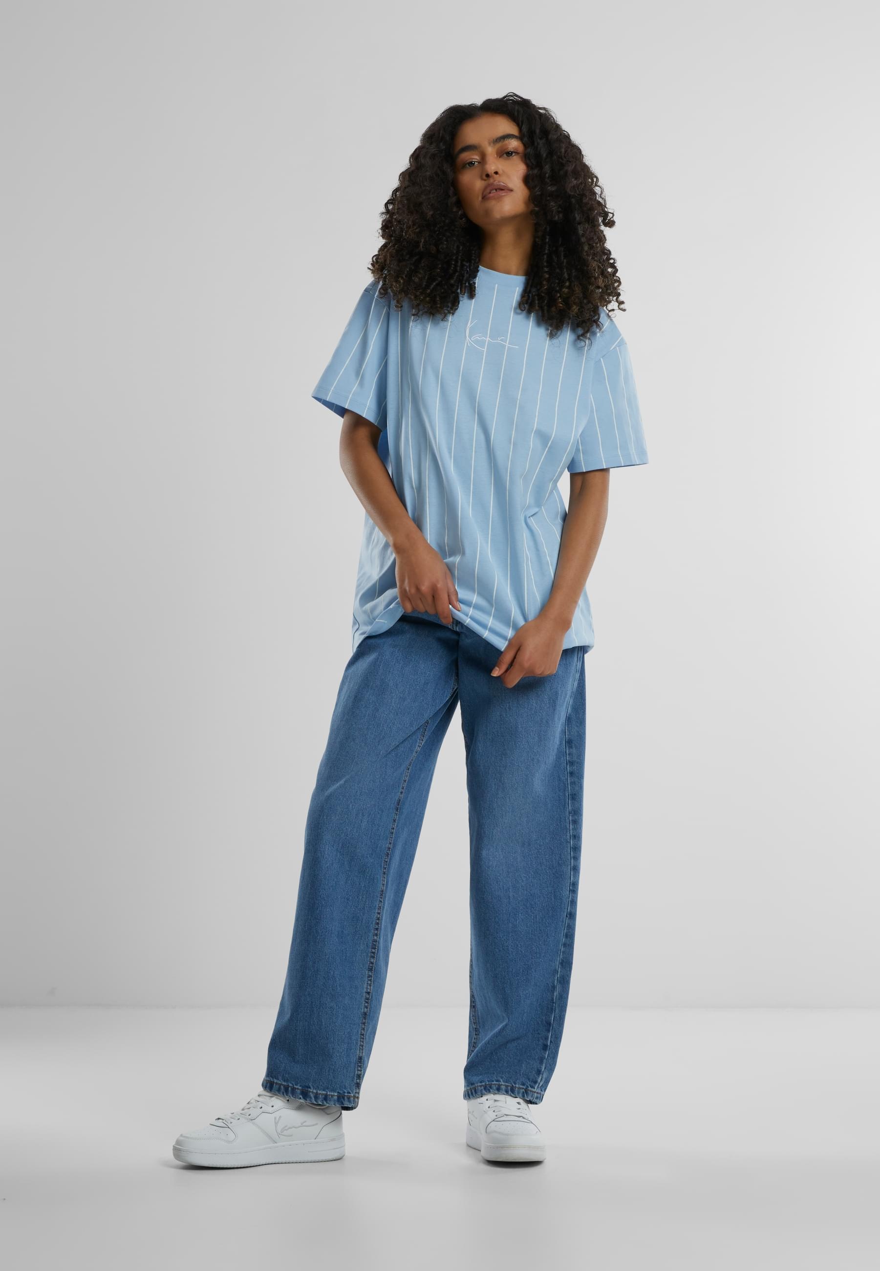 Karl Kani T-Shirt »Karl Kani Small Signature Essential Pinstripe Os Tee«, (1 tlg.)