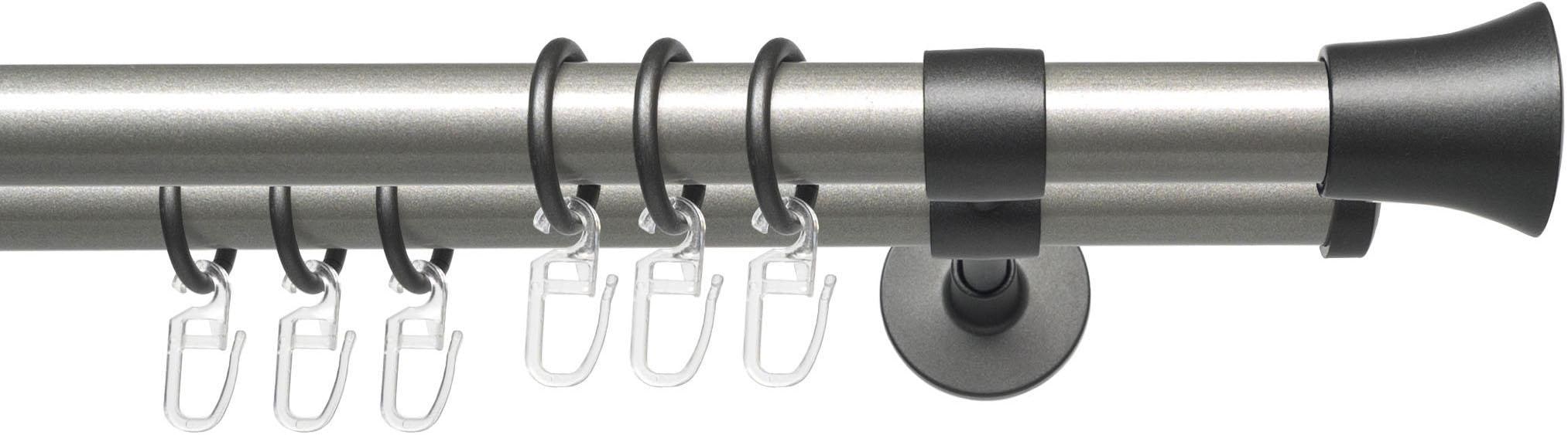 Liedeco Gardinenstange "Lan Scan" Ø 20 mm 2 läufig-läufig Fixmaß 2-läufig i günstig online kaufen
