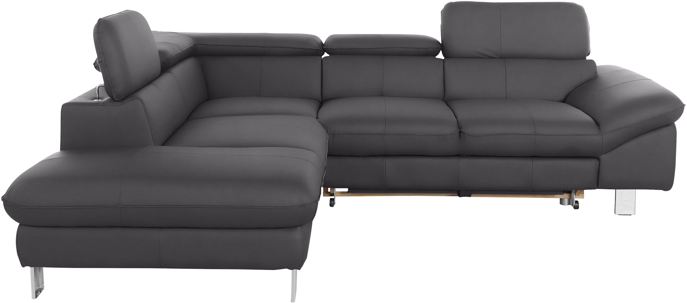 COTTA Ecksofa »Driver L-Form«, mit Kopfteilverstellung, wahlweise mit Bettfunktion & Bettkasten