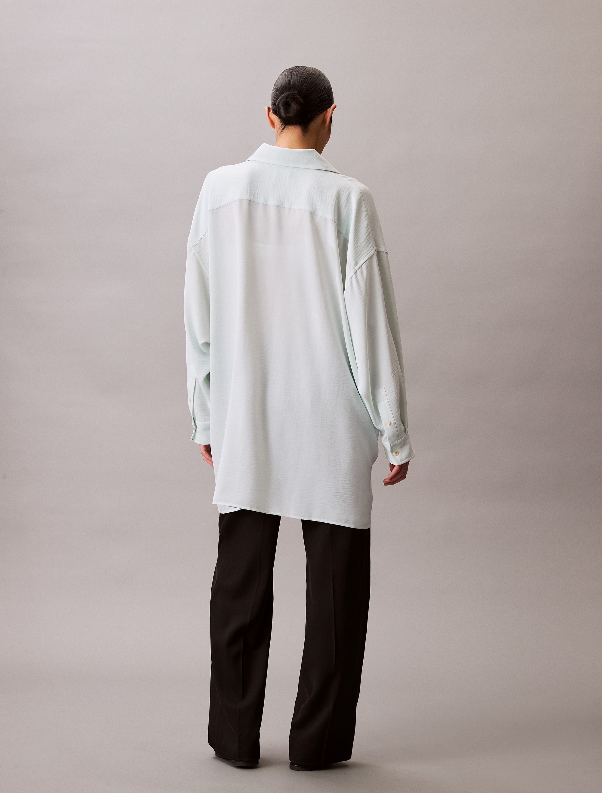 Calvin Klein Jeans Hemdbluse »GAUZE SHIRT«, Mit Rundhalsausschnitt