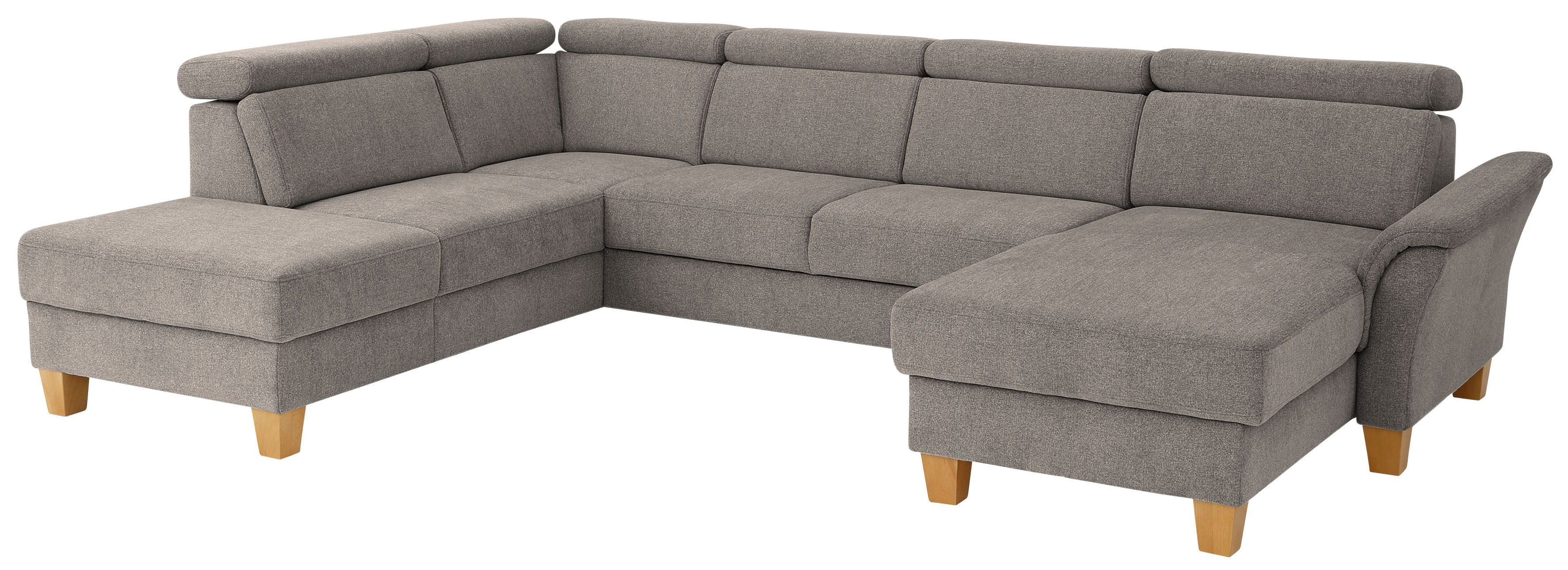Thumbnail - Home affaire Wohnlandschaft "Conville U-Form", Kopfteilverstellung wahlweise mit Bettfunktion und Bettkasten