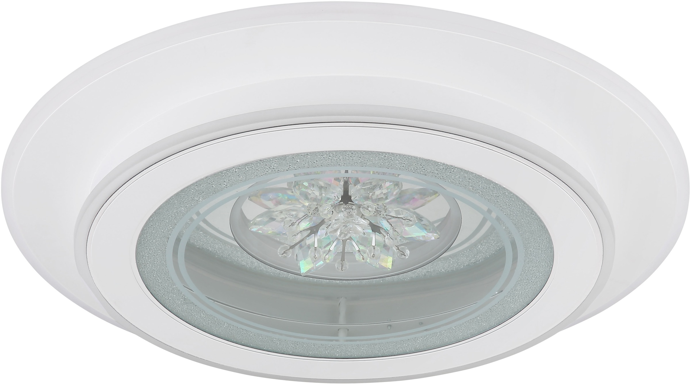 GLOBO LIGHTING LED Deckenleuchte »BLUMA«, Leuchtmittel LED-Modul | LED fest integriert, Deckenlampe/rund/Wohnzimmer/Schlafzimmer/elegant