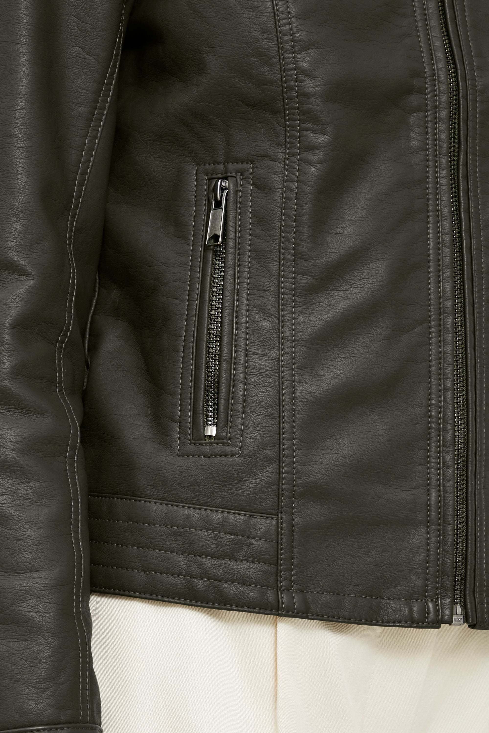 b.young Lederimitatjacke »Lederimitatjacke BYAcom«, ohne Kapuze