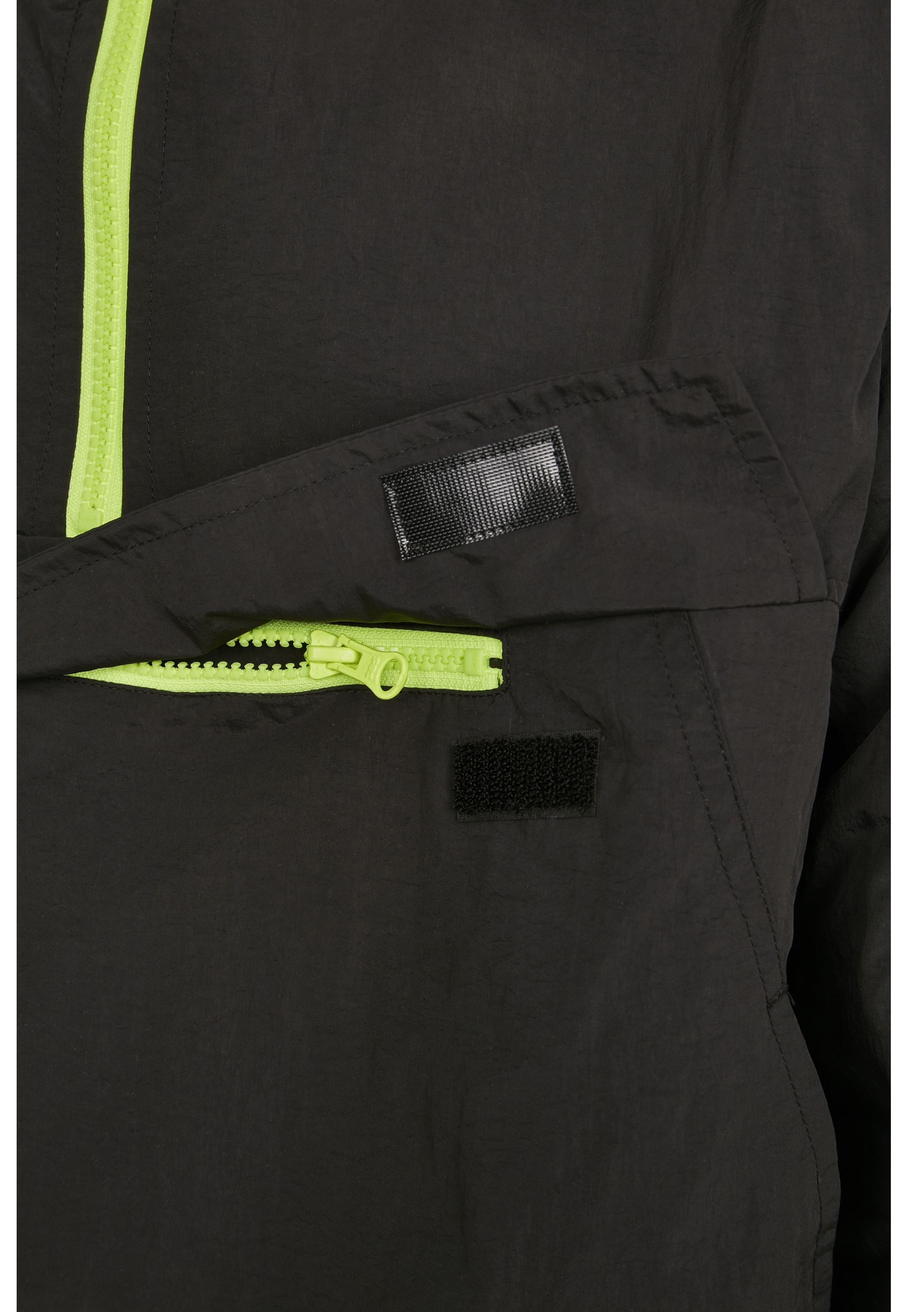 URBAN CLASSICS Anorak »Urban Classics Herren Contrast Pull Over Jacket« 1 Stk. tlg. mit Kapuze