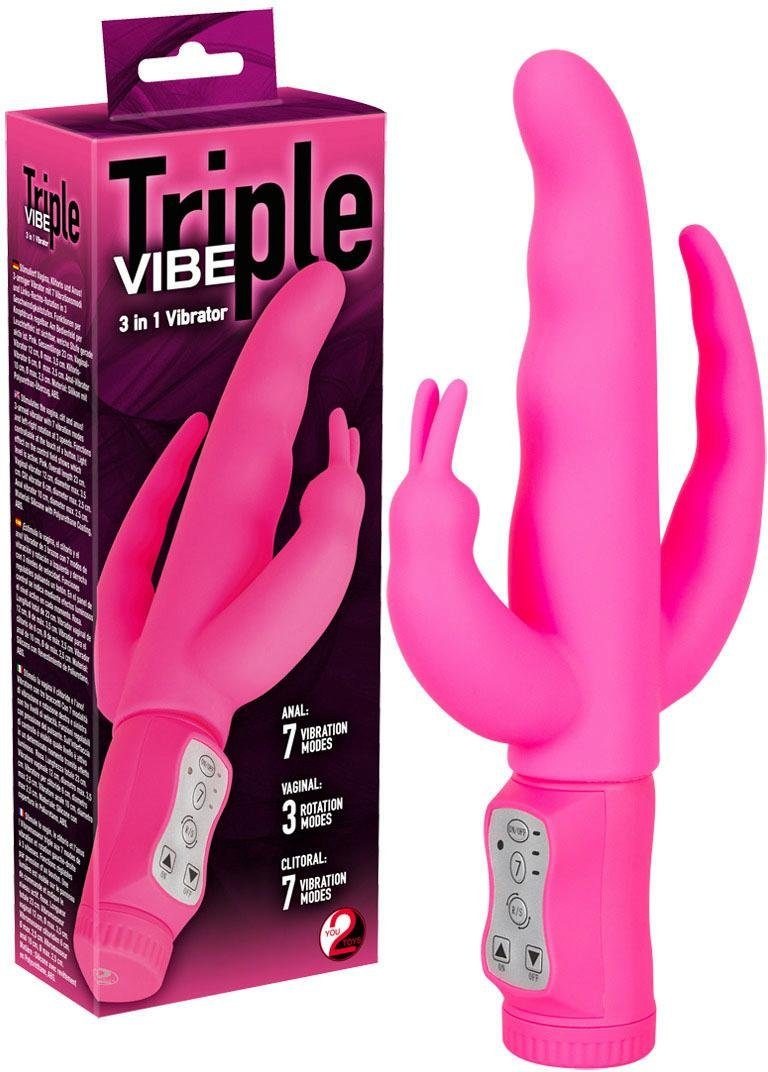 You2Toys Rabbit-Vibrator »Rabbitvibrator „Triple Vibe“«