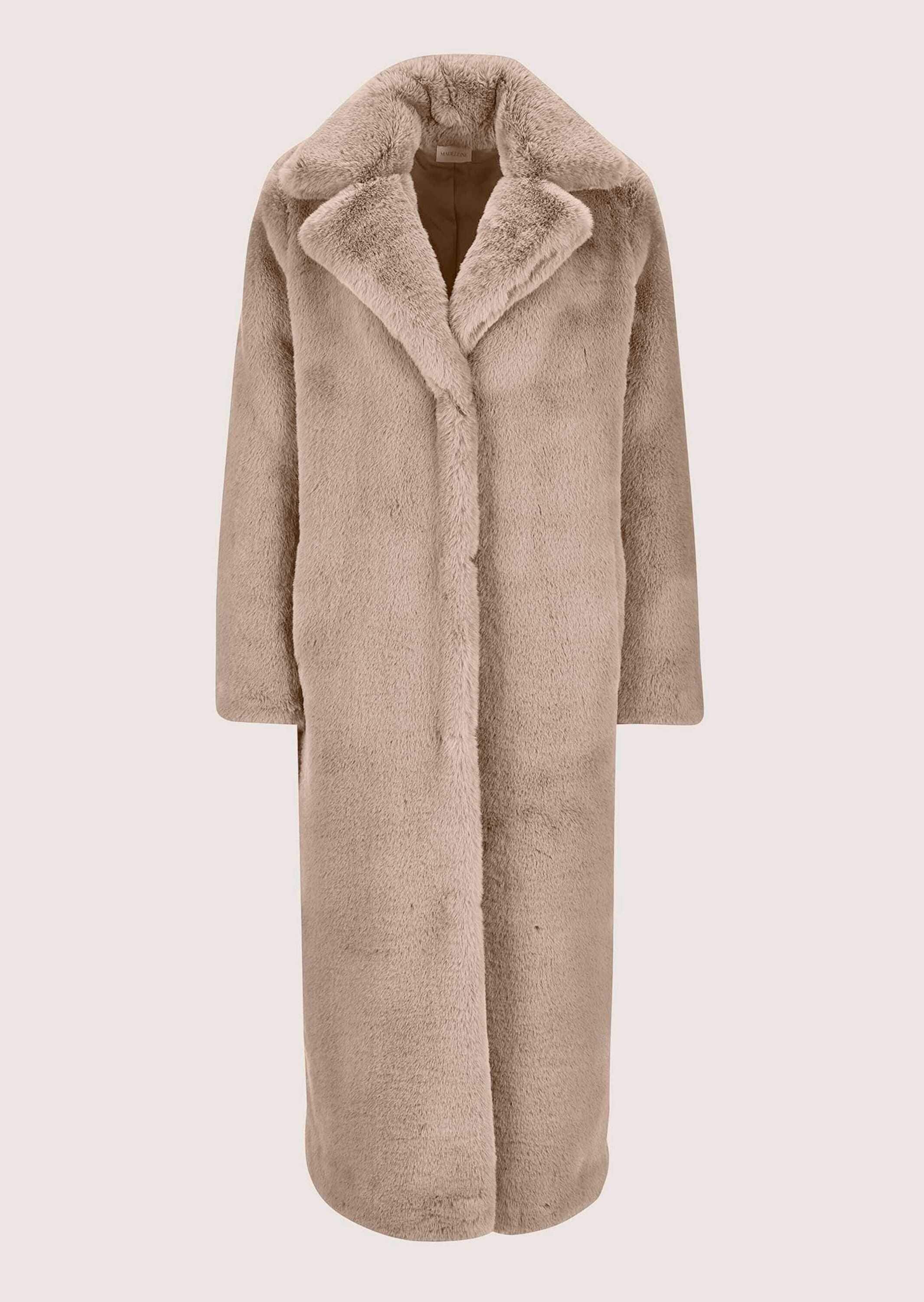 MADELEINE "Mantel Langer Faux-Fur-Mantel für Damen"