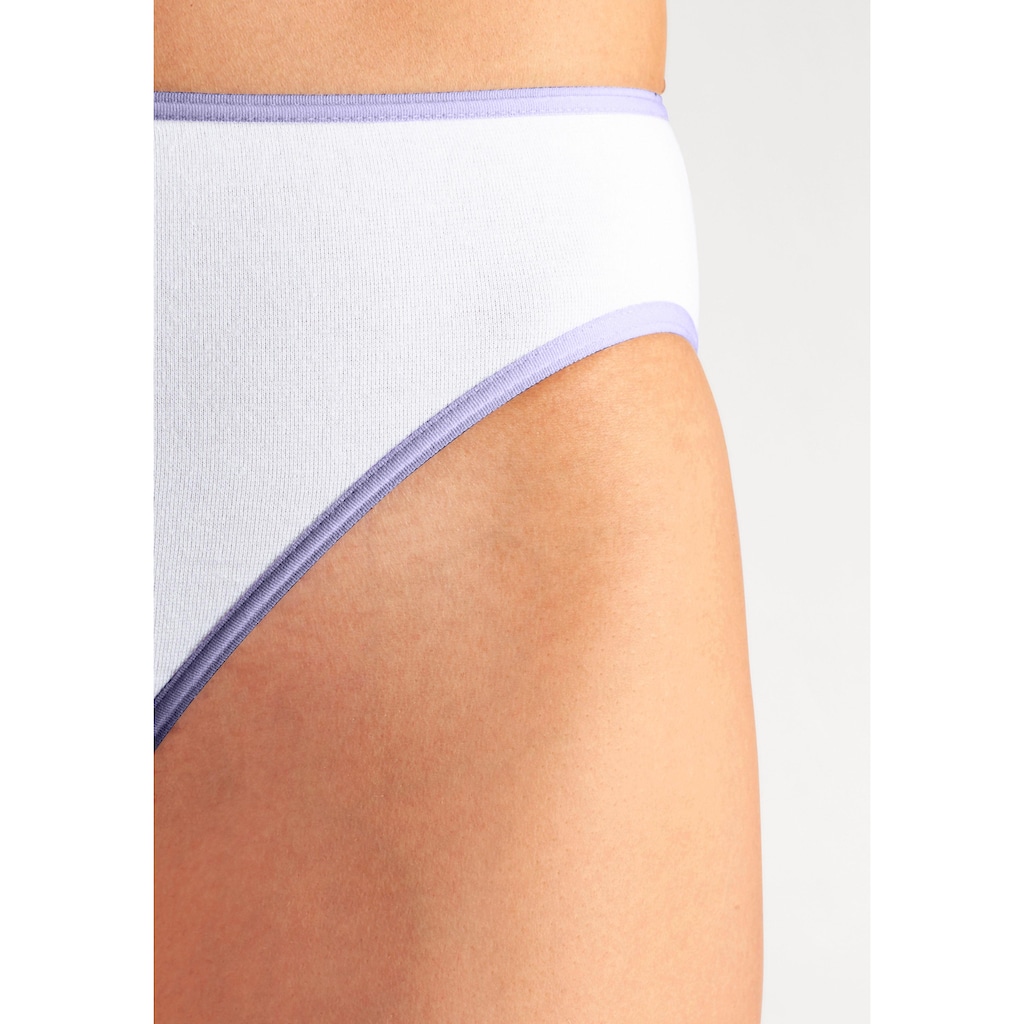 petite fleur Bikinislip, (Packung, 10 St.), aus elastischer Baumwolle