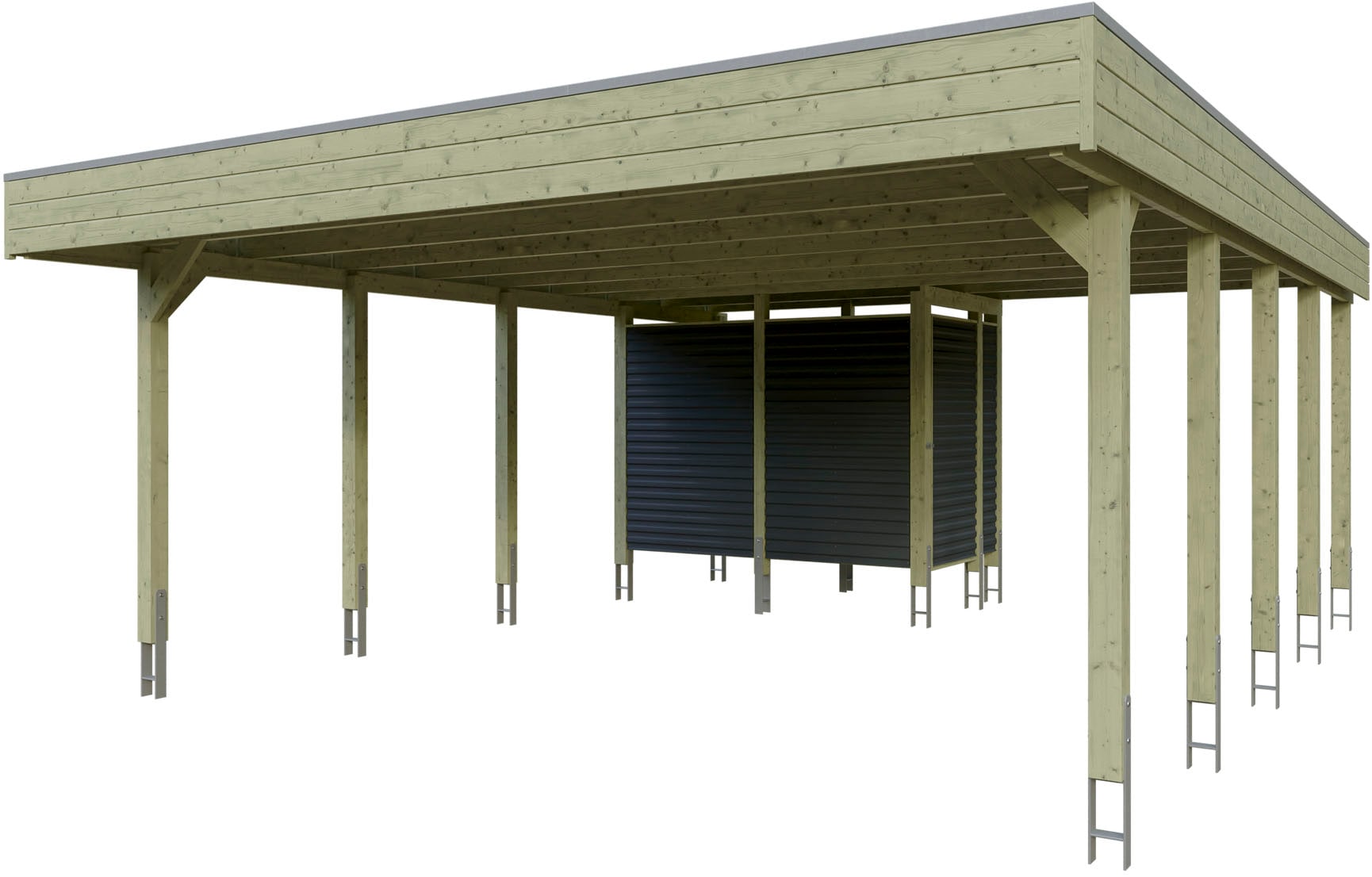 Skanholz Doppelcarport »Friesland rinkinys 14« ...