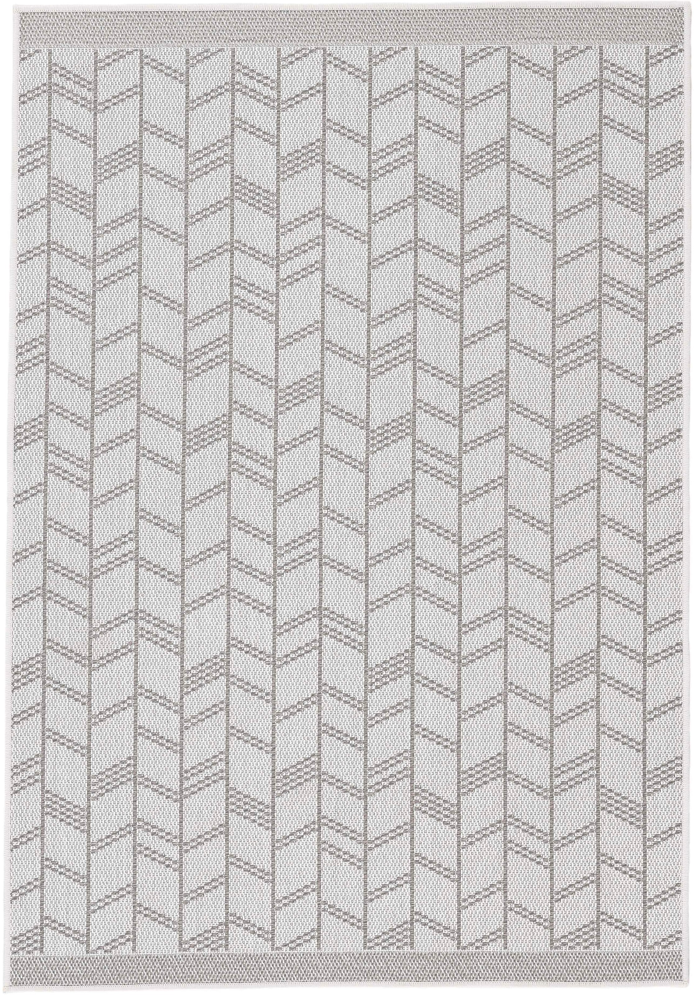Teppich CARPETFINE "Boho 102, auch als Läufer erhältlich", beige, B:200cm H:4mm L:290cm, Polypropylen, Teppiche, Teppich, robustes Flachgewebe, Sisal Optik, UV-beständig, In- und Outdoor