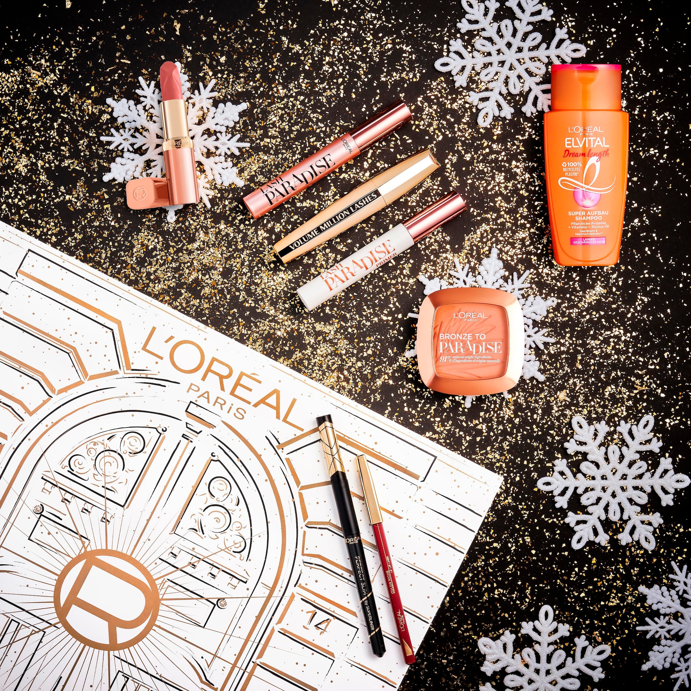 L'ORÉAL PARIS Kosmetik-Adventskalender »24 Tage Beauty Adventskalender«, ab 13 Jahren