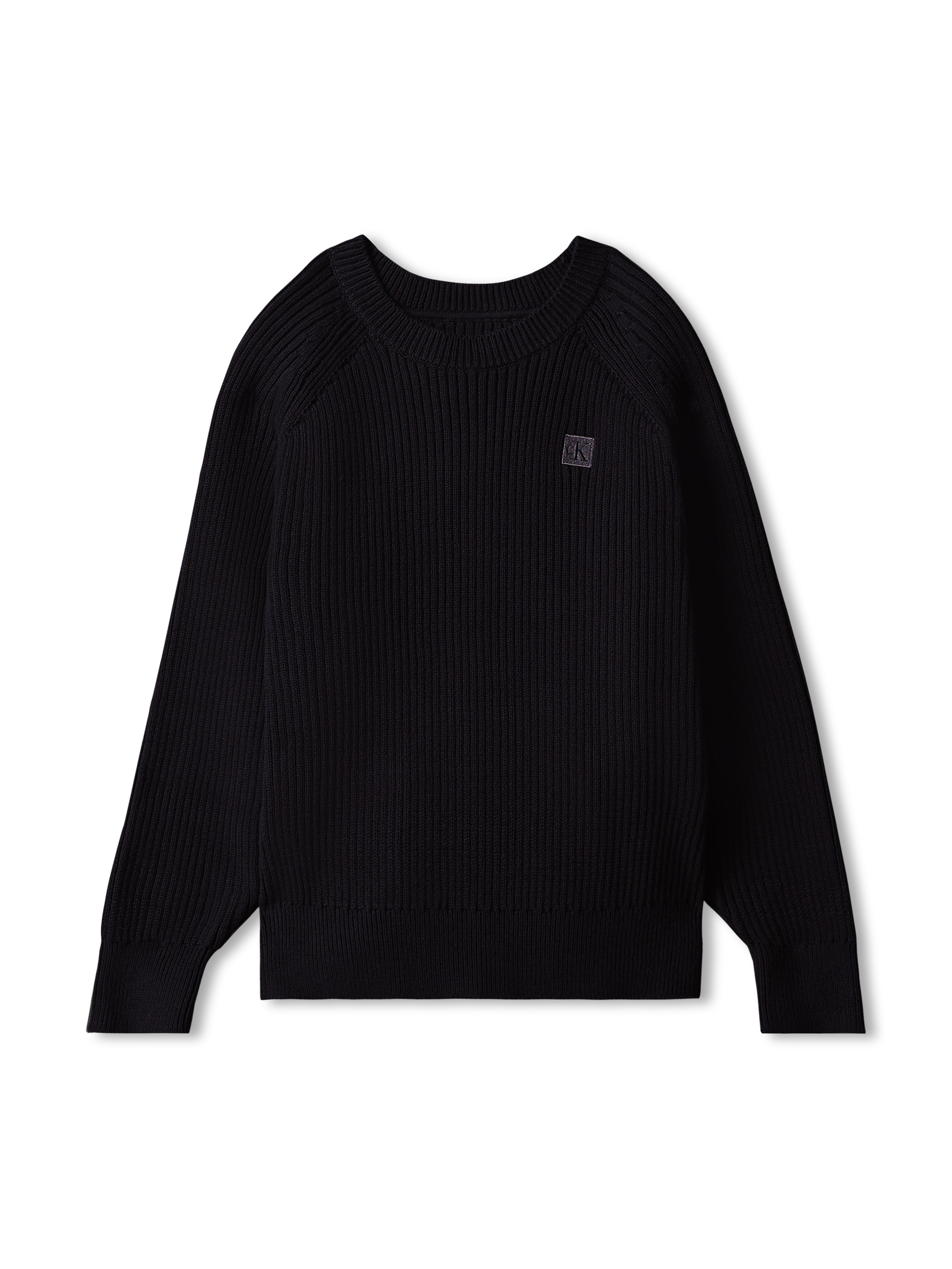 Calvin Klein Jeans Strickpullover Raglanärmel, Regular Fit, reine Baumwolle