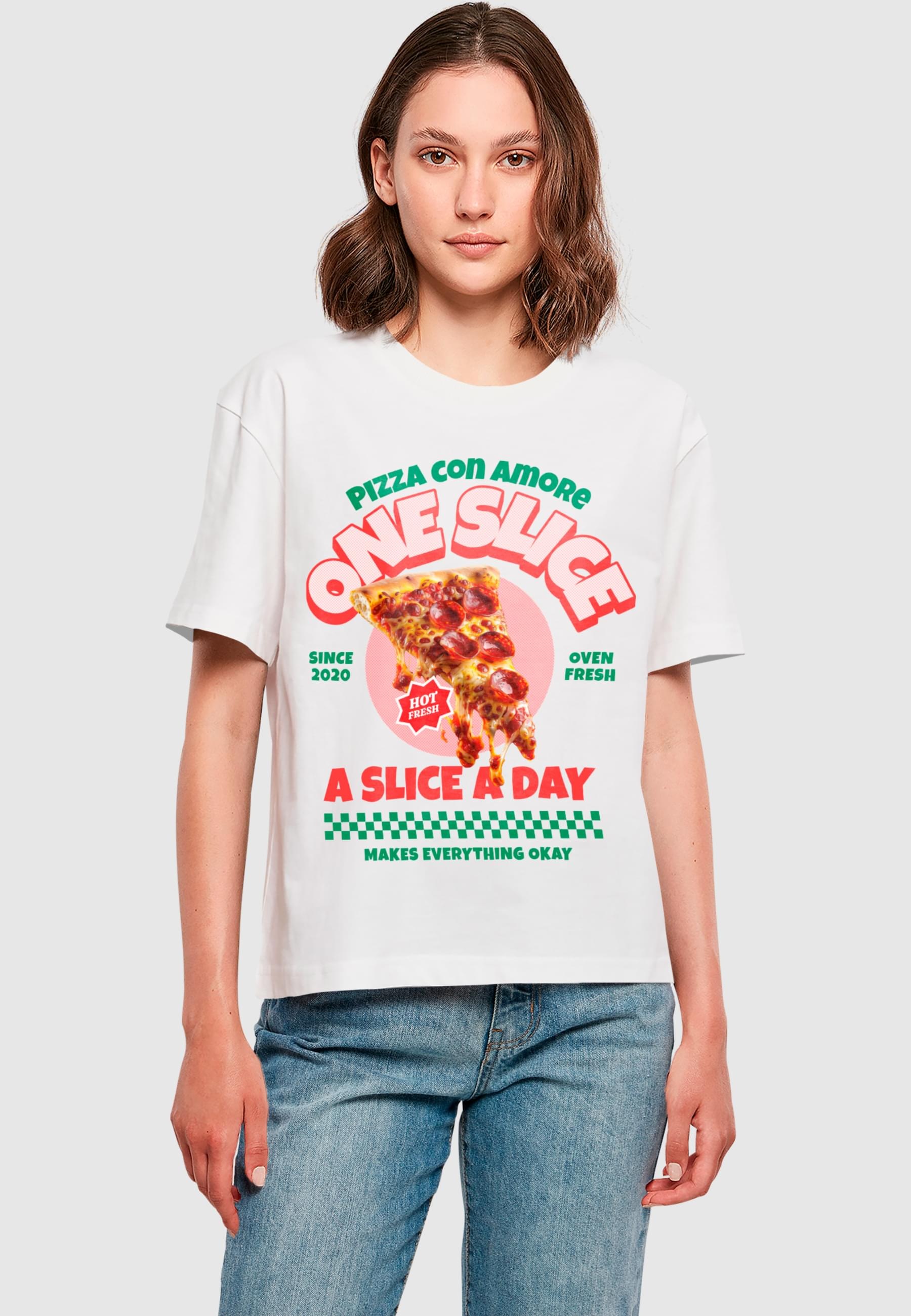 Thumbnail - Miss Tee T-Shirt "Miss Tee Pizza Con Amore Tee", (1 tlg.)