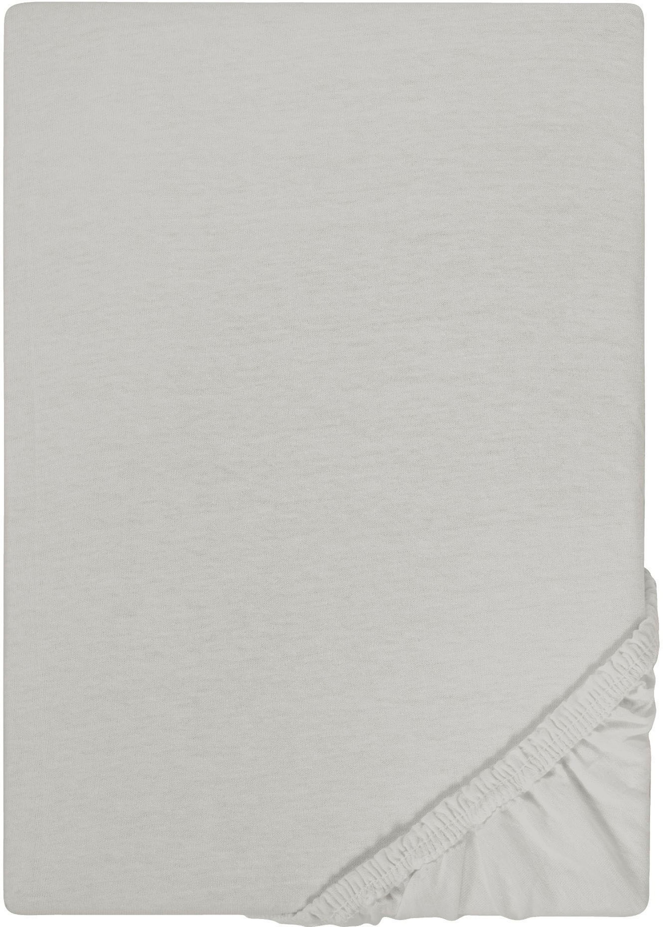 Castell - Markenbettwäsche Spannbettlaken »Jersey in Gr. 90x200, 140x200 oder 180x200 cm«, aus Baumwolle, für Matratzen bis 22 cm Höhe, Bettlaken, Spannbetttuch