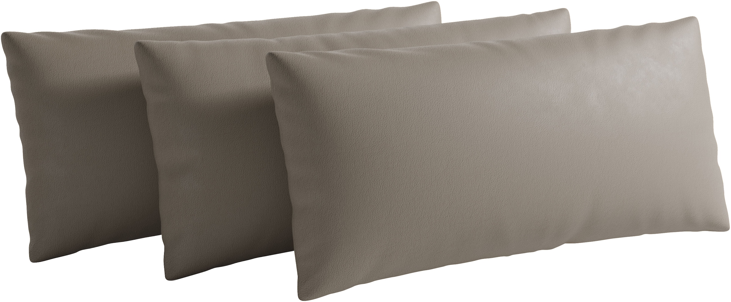 sit&more Sofakissen "Chelsea, 60 cm, Leder" zur Auswahl Sets mit 2 oder 3 Stück