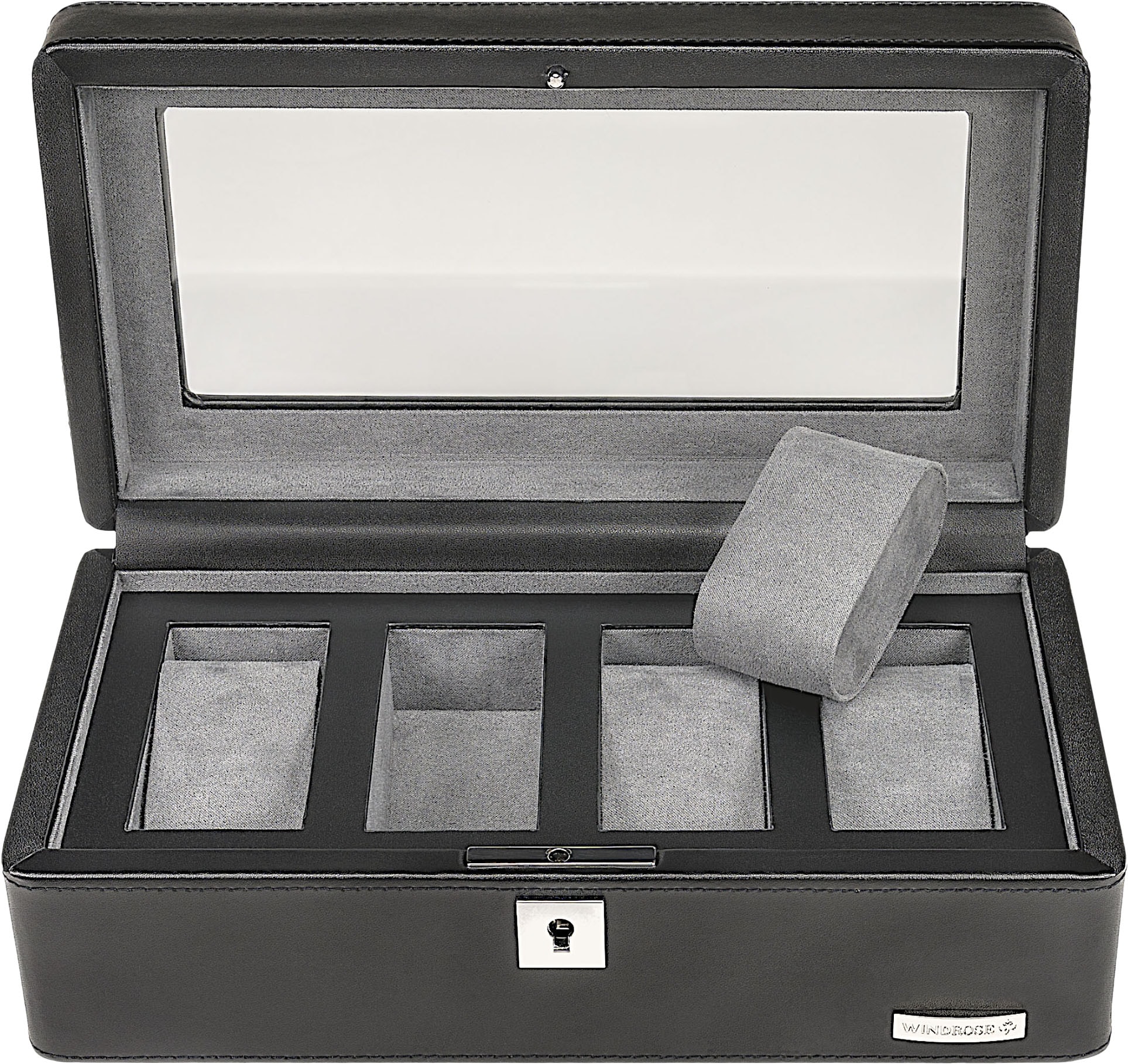 WINDROSE Uhrenbox »Tempora, 804020.08«, Aufbewahrung, Uhrenkasten, Ø max.40mm, Armbanduhr, Geschenkidee