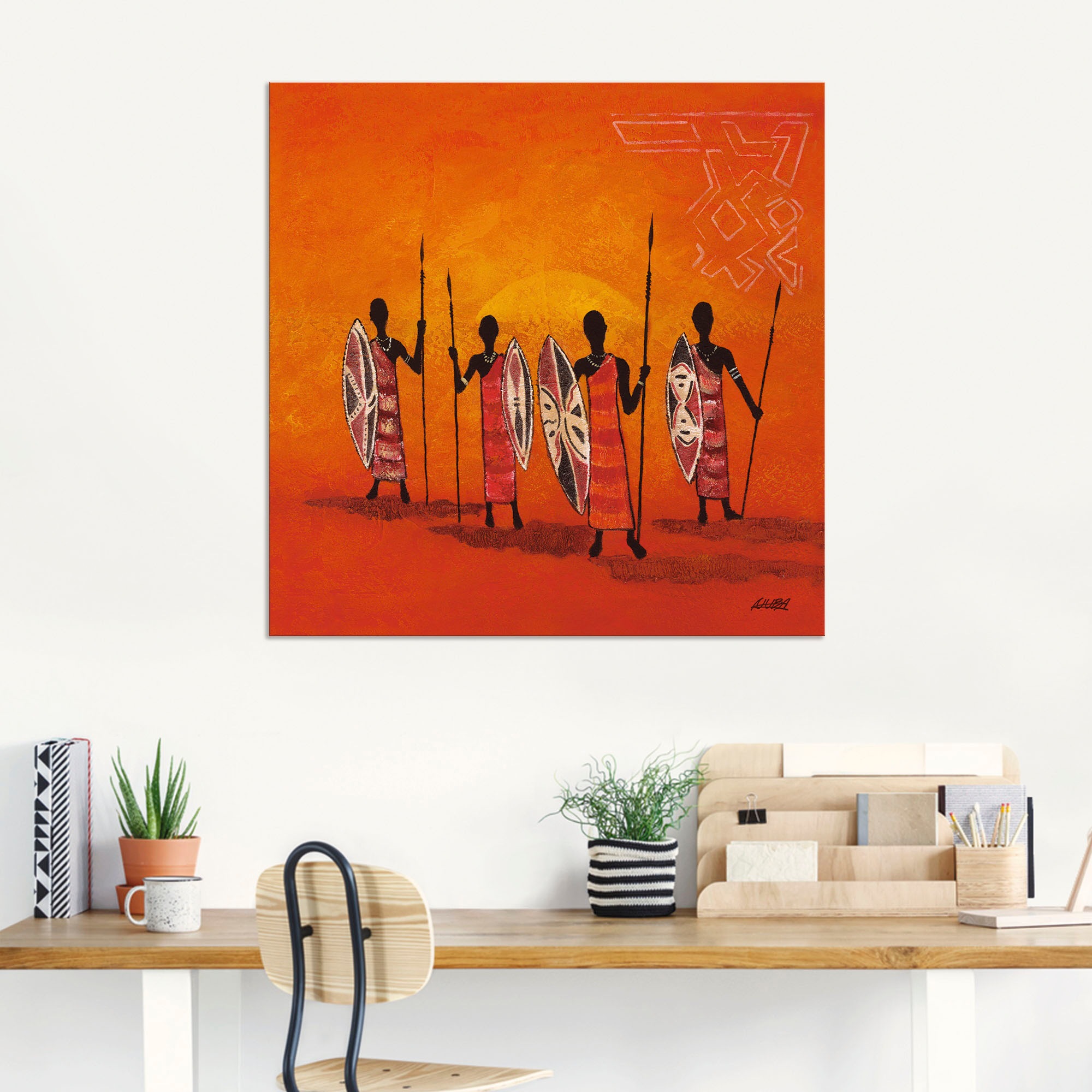 Artland Wandbild »Afrikanische Männer«, Mann, (1 St.), als Alubild, Outdoorbild, Poster in verschied. Größen