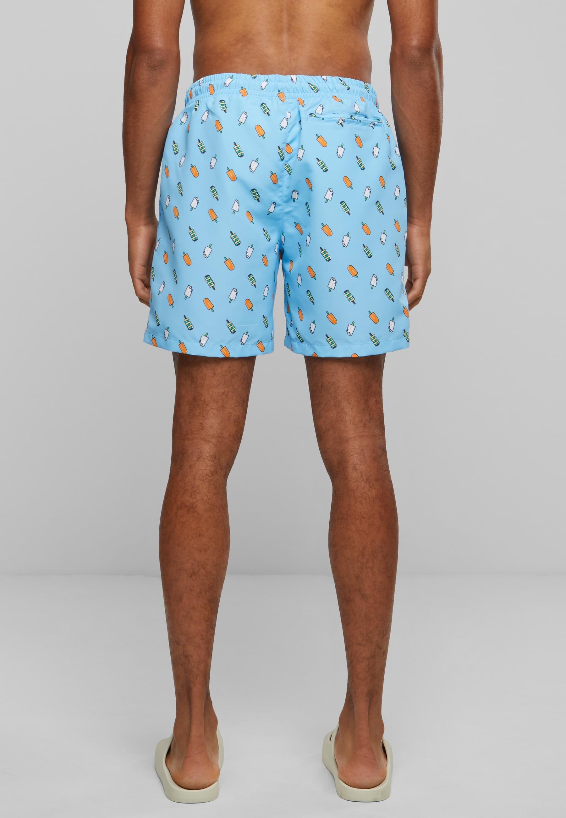 URBAN CLASSICS Badeshorts »Urban Classics Herren Pattern Swim Shorts«