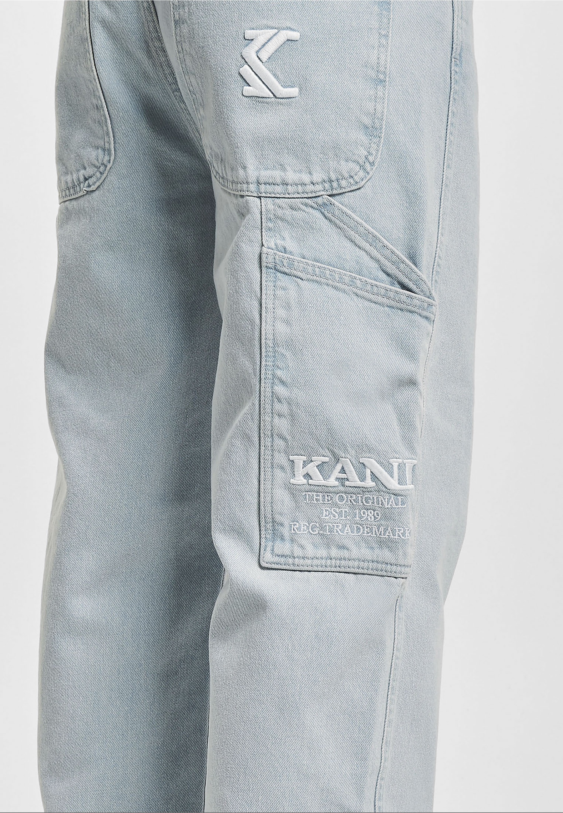 Karl Kani Bequeme Jeans »Karl Kani Herren KMI-PL063-090-12 KK Retro Baggy Workwear Denim« 1 Stk.