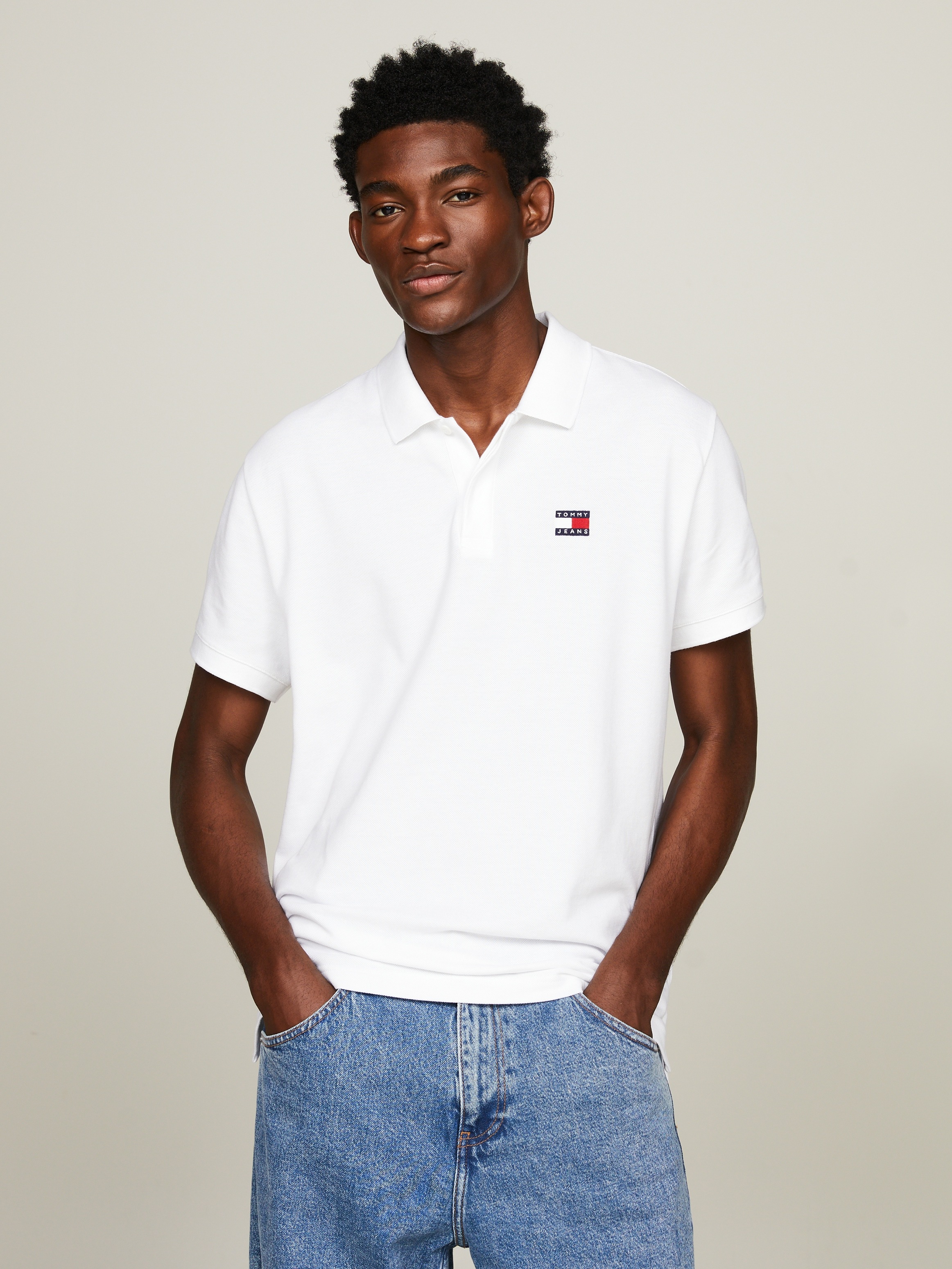 Tommy Jeans Poloshirt »TJM REG BADGE POLO«, mit Polokragen