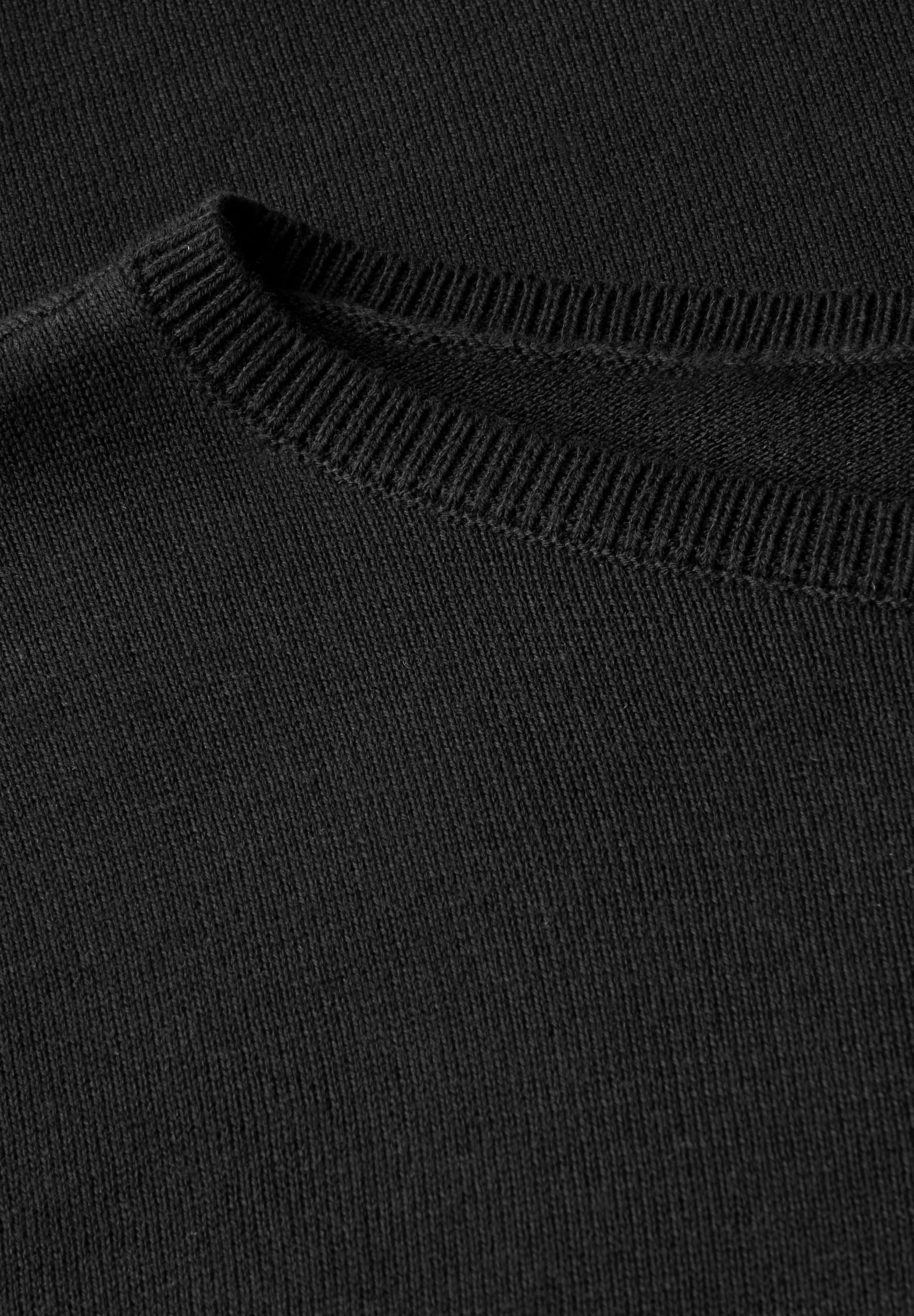 STREET ONE Strickpullover, aus elastischem Materialmix
