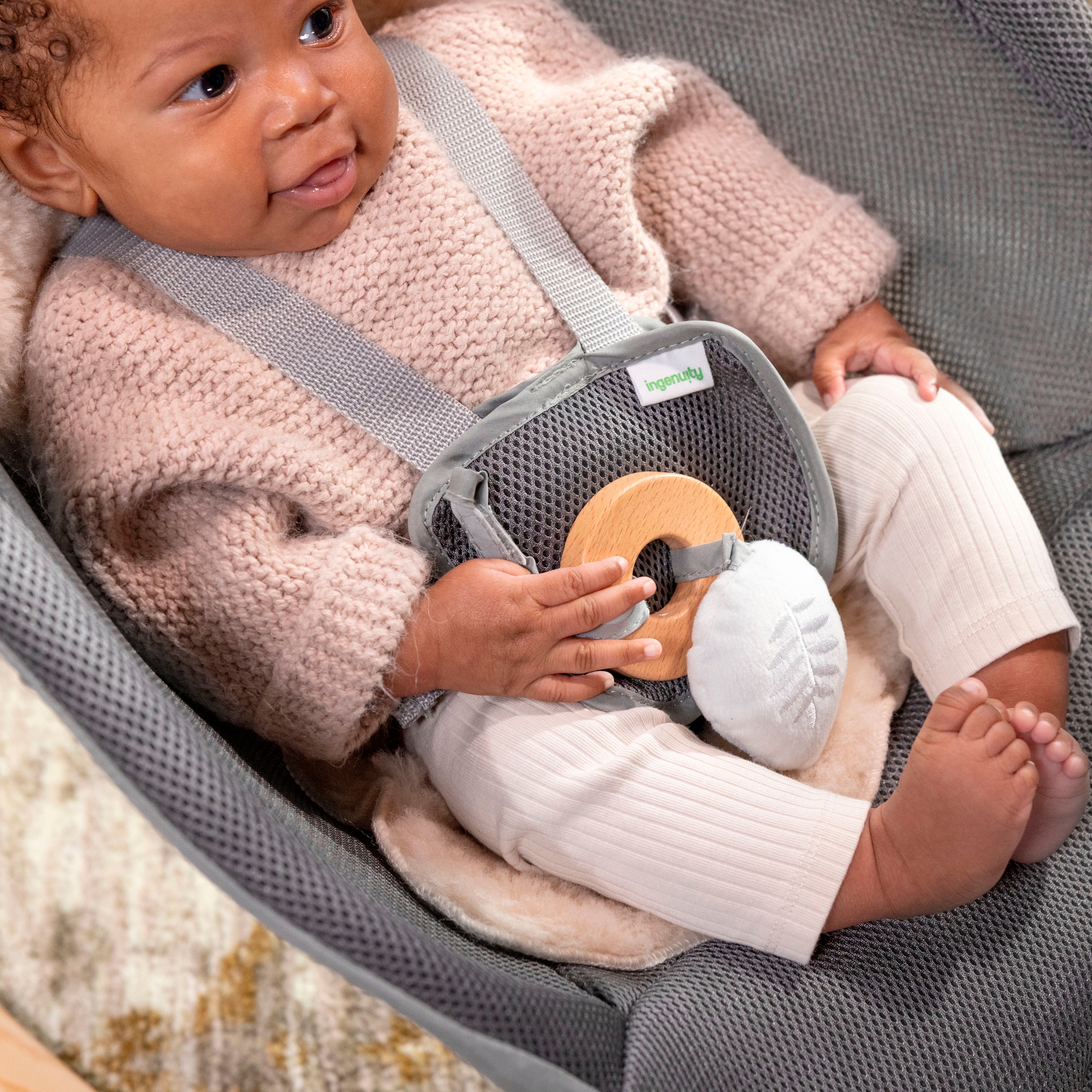 ingenuity Babywippe »Every Season™ Rocking Seat - Wesley™«, bis 18,14 kg, mit Melodien und Geräuschen