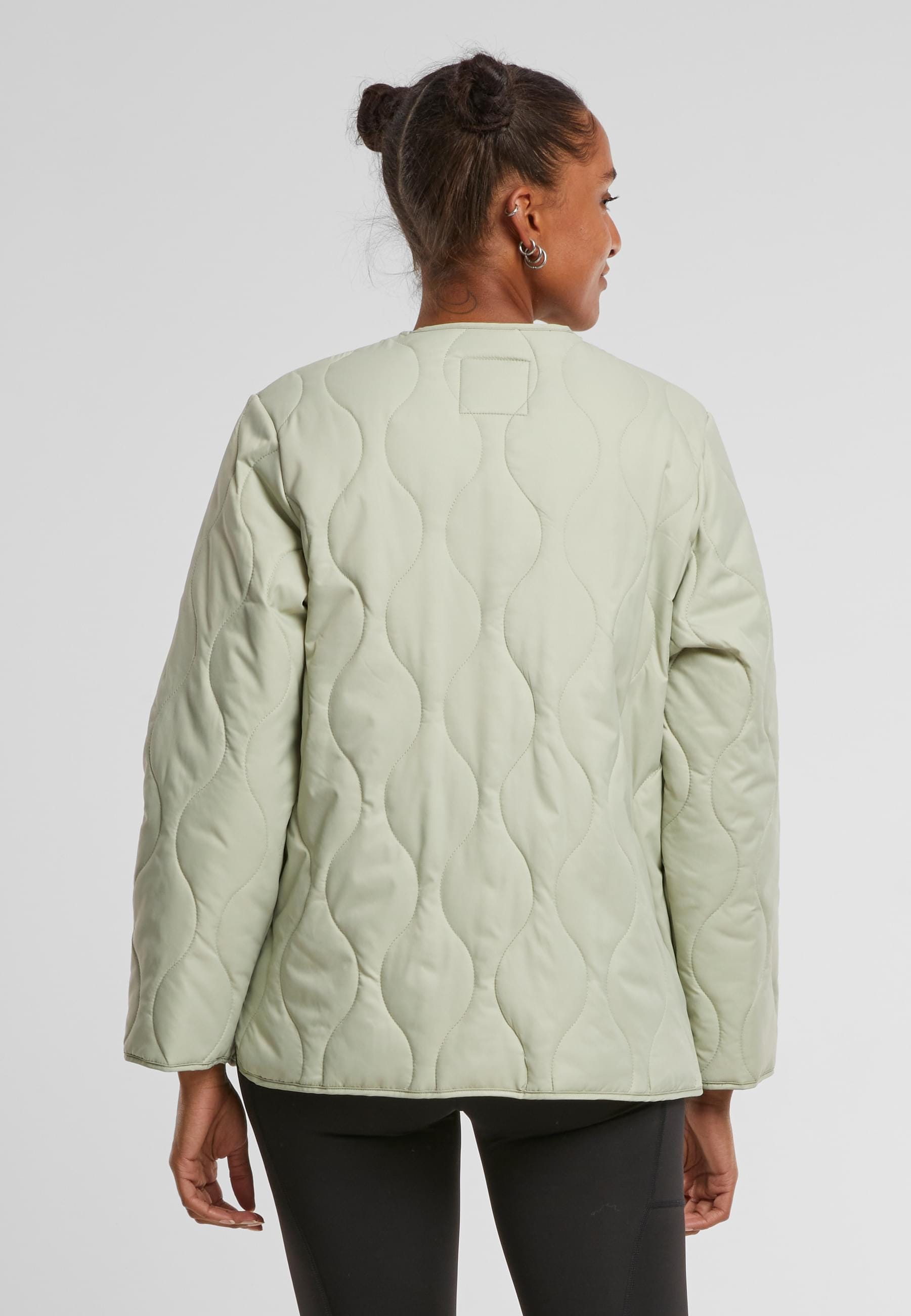 URBAN CLASSICS Allwetterjacke »Urban Classics Ladies Quilted Jacket«, (1 St.), ohne Kapuze